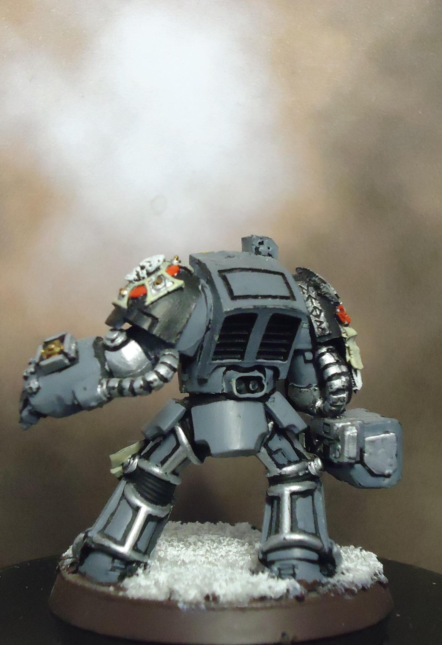 Assault Cannon, Space Marines, Space Wolves, Terminator Armor, Wolf Guard
