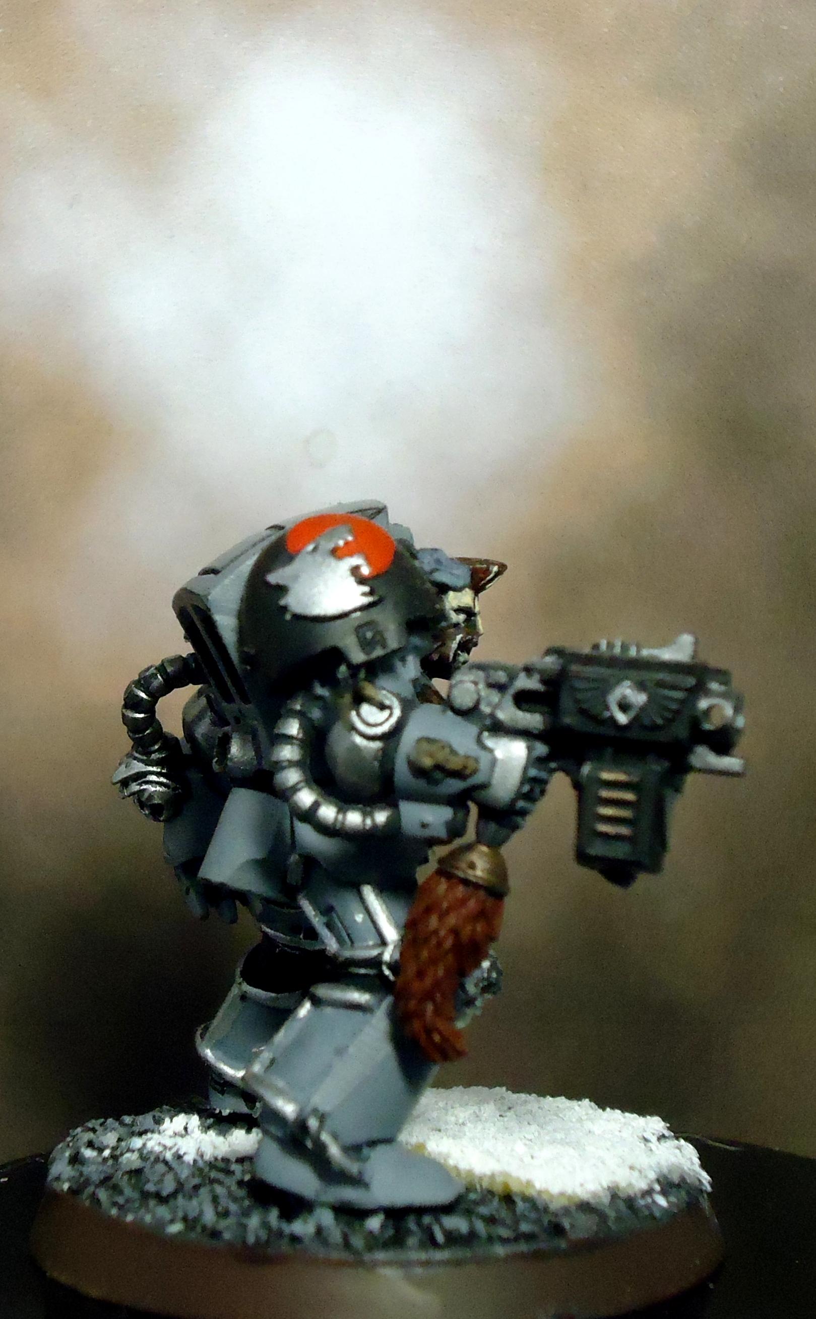 Power Fist, Space Marines, Space Wolves, Terminator Armor, Wolf Guard
