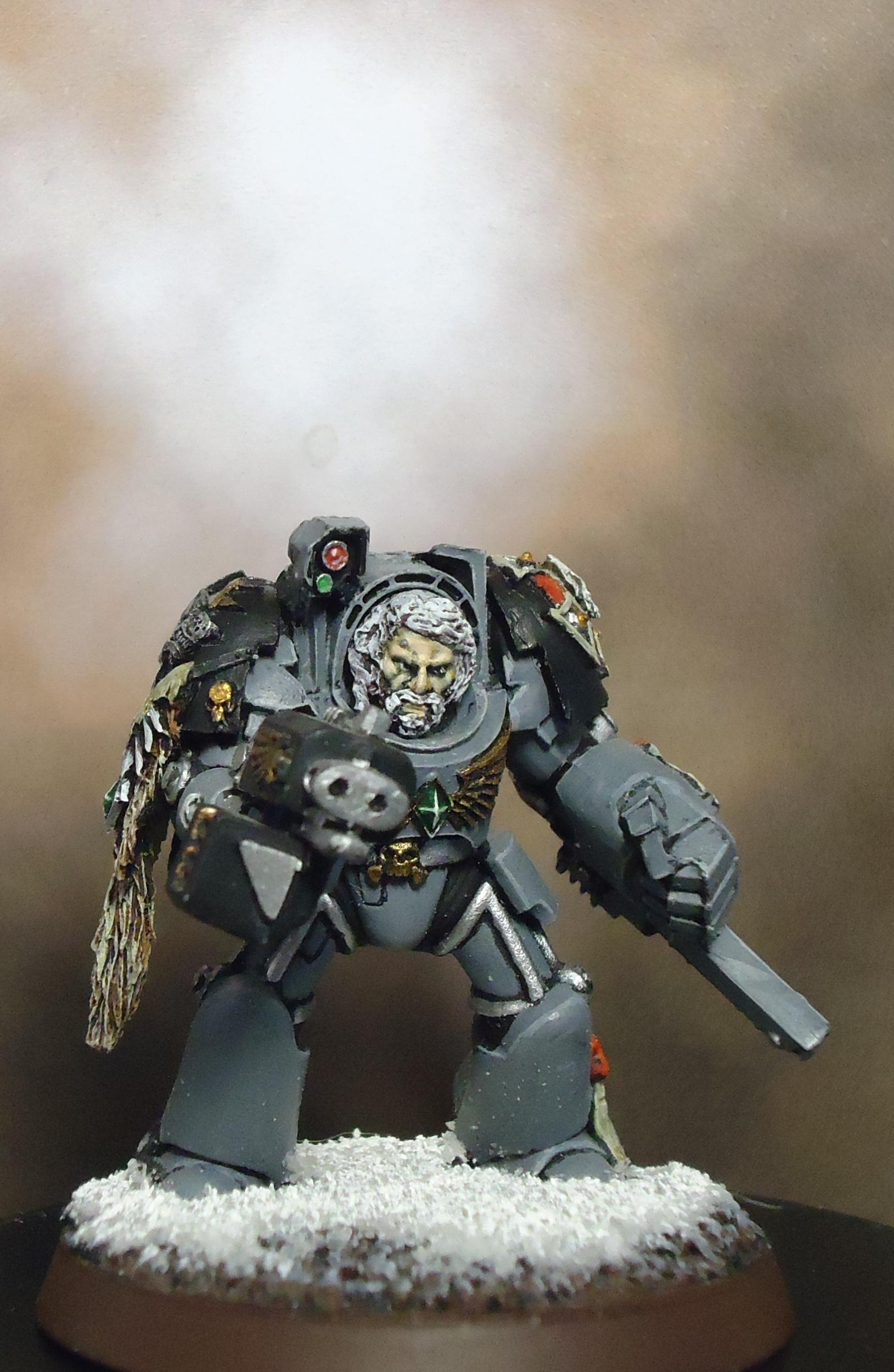 Chain Fist, Space Marines, Space Wolves, Terminator Armor, Wolf Guard