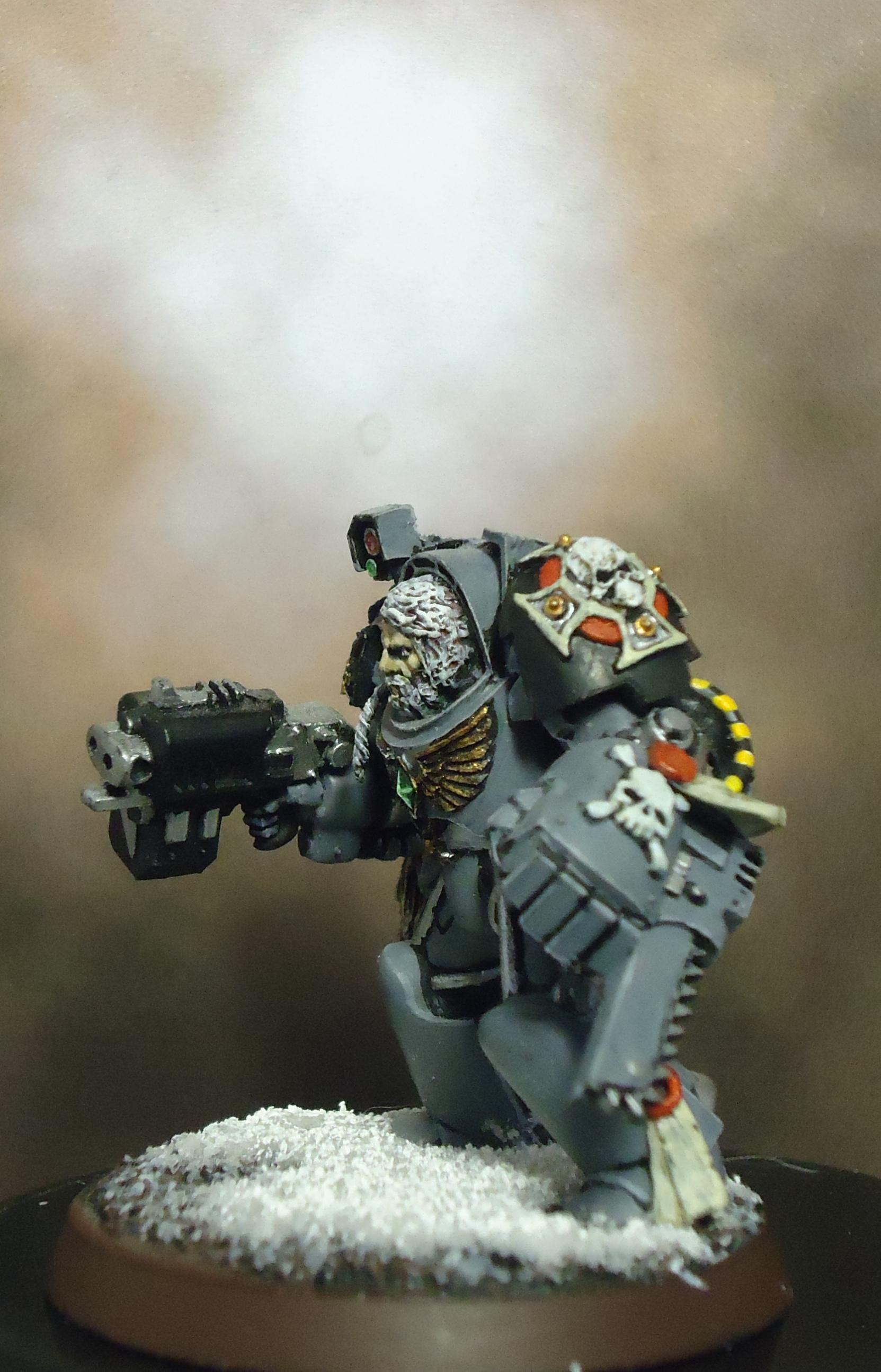 Chain Fist, Space Marines, Space Wolves, Terminator Armor, Wolf Guard
