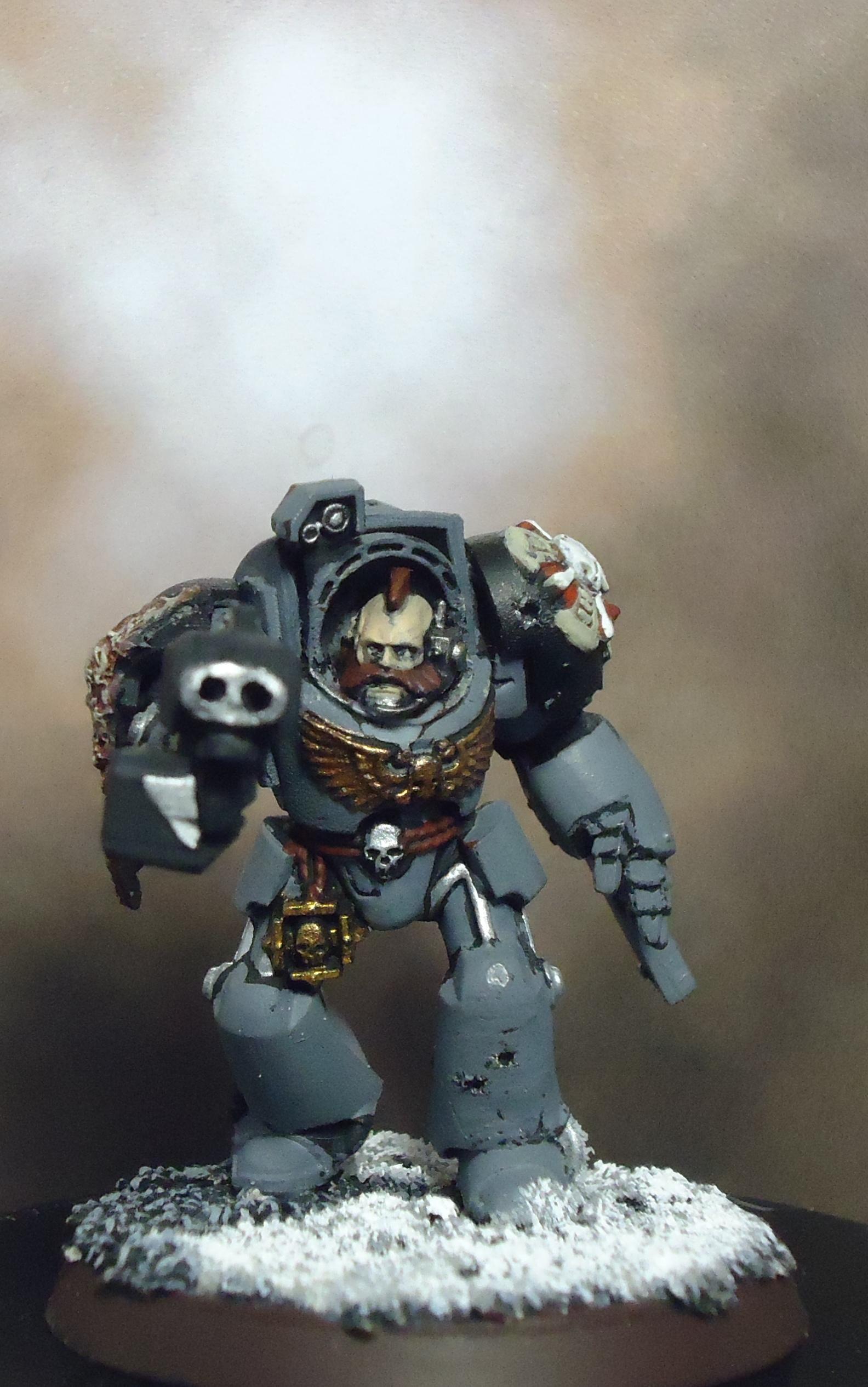 Chain Fist, Space Marines, Space Wolves, Terminator Armor, Wolf Guard