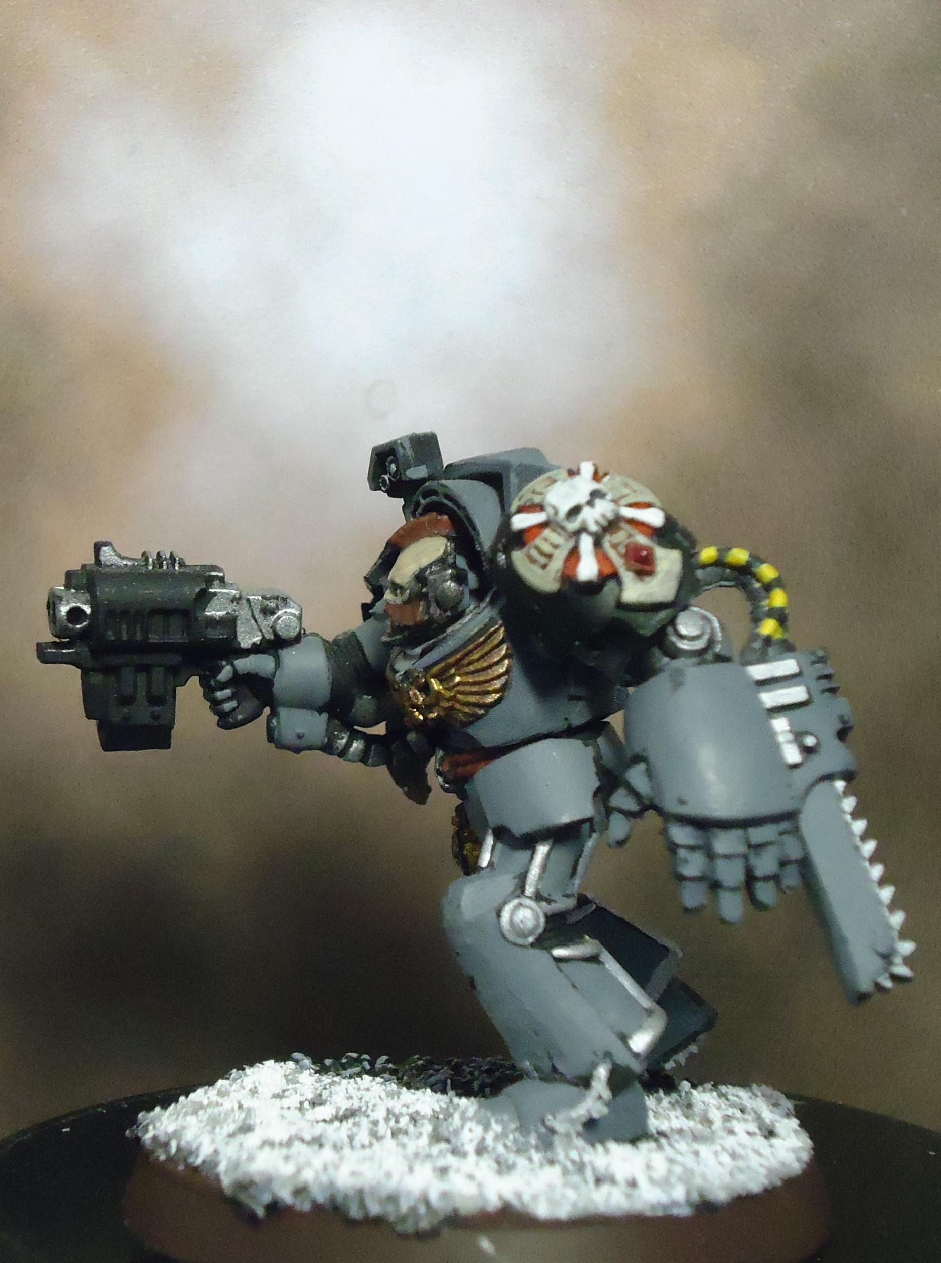 Chain Fist, Space Marines, Space Wolves, Terminator Armor, Wolf Guard