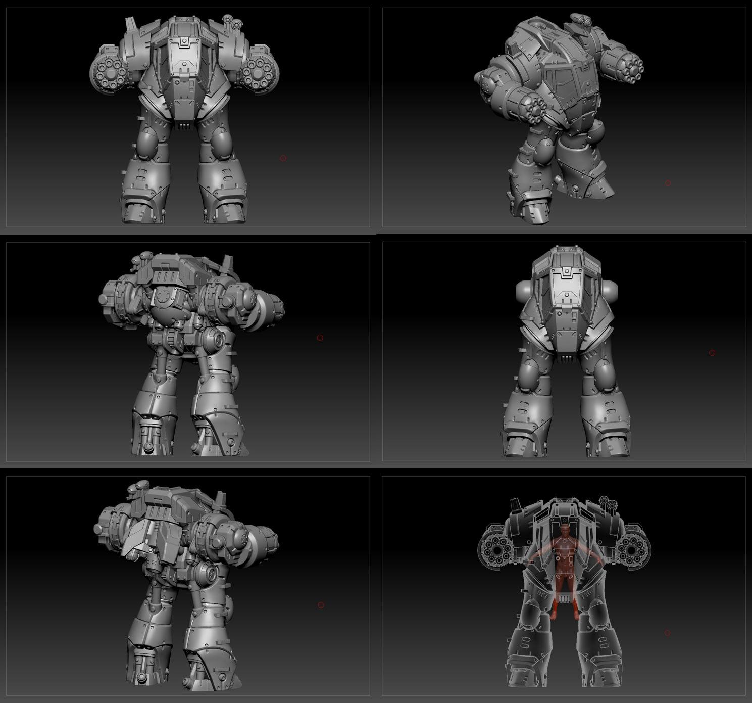 Terran Light Mech Sculp WIP2