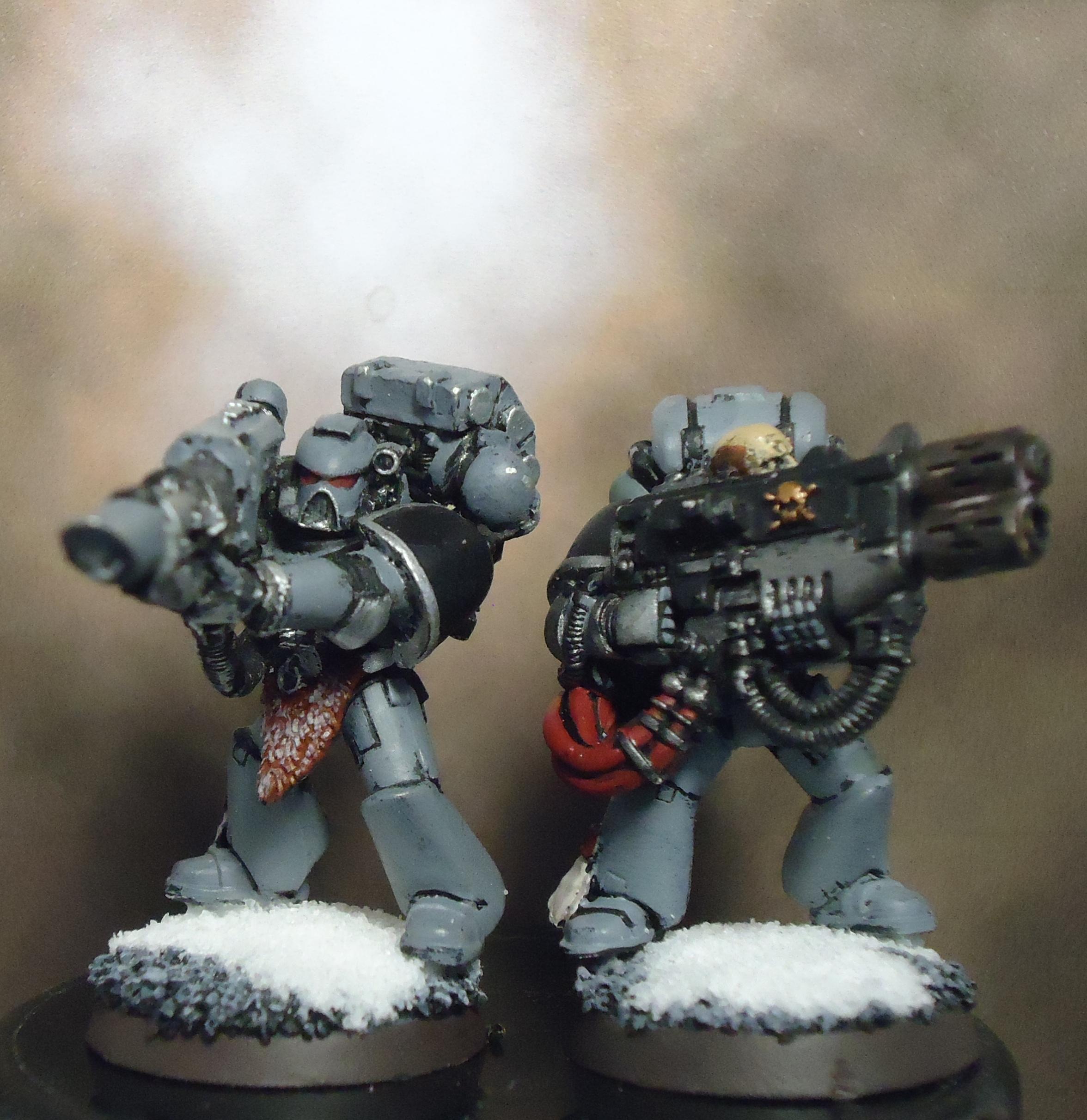 Lascannon, Long Fangs, Multi Melta, Power Armor, Space Marines, Space Wolves