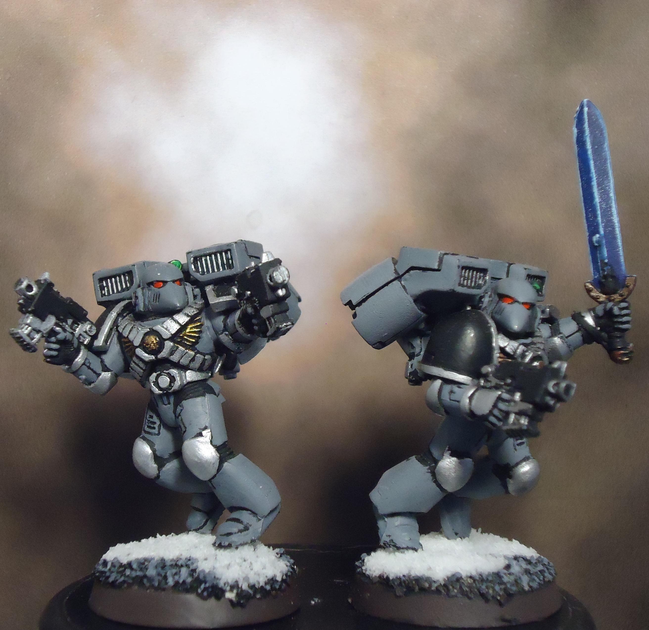 Jump Pack, Power Armor, Sky Claws, Space Marines, Space Wolves