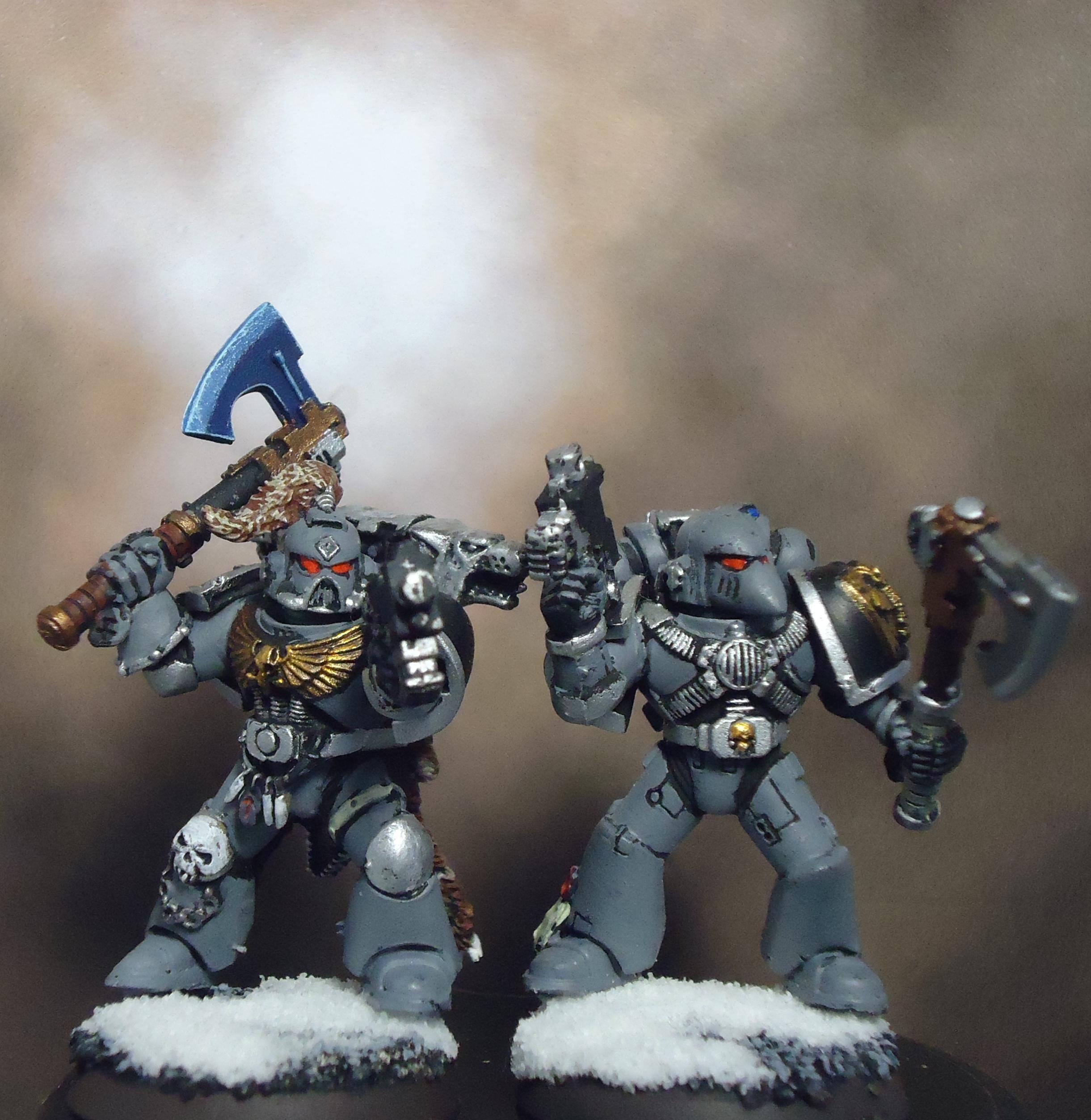 Grey Hunters, Power Armor, Power Weapons, Space Marines, Space Wolves