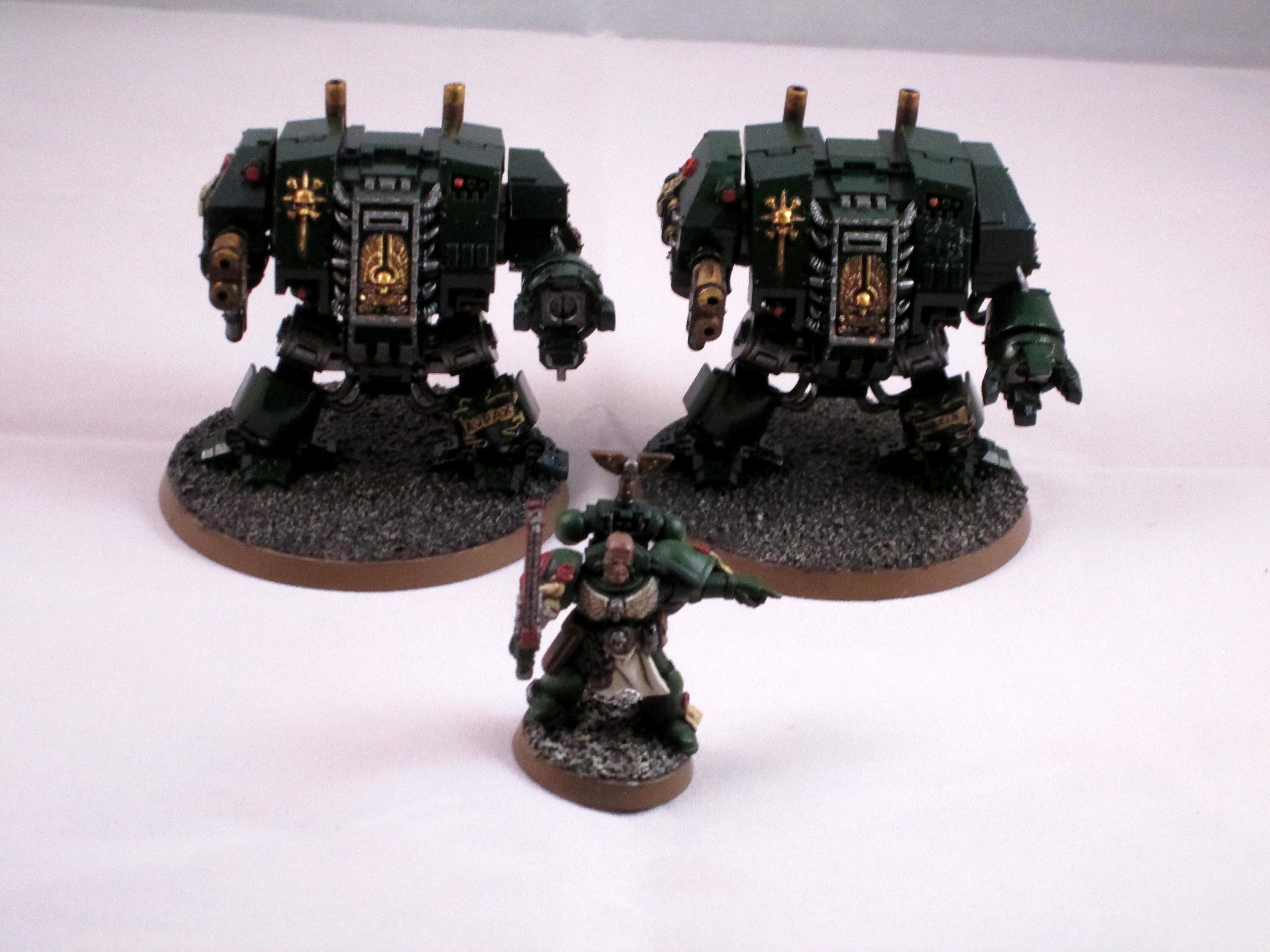 Dark Angels, Dreadnought, Space Marines, Tactical Squad