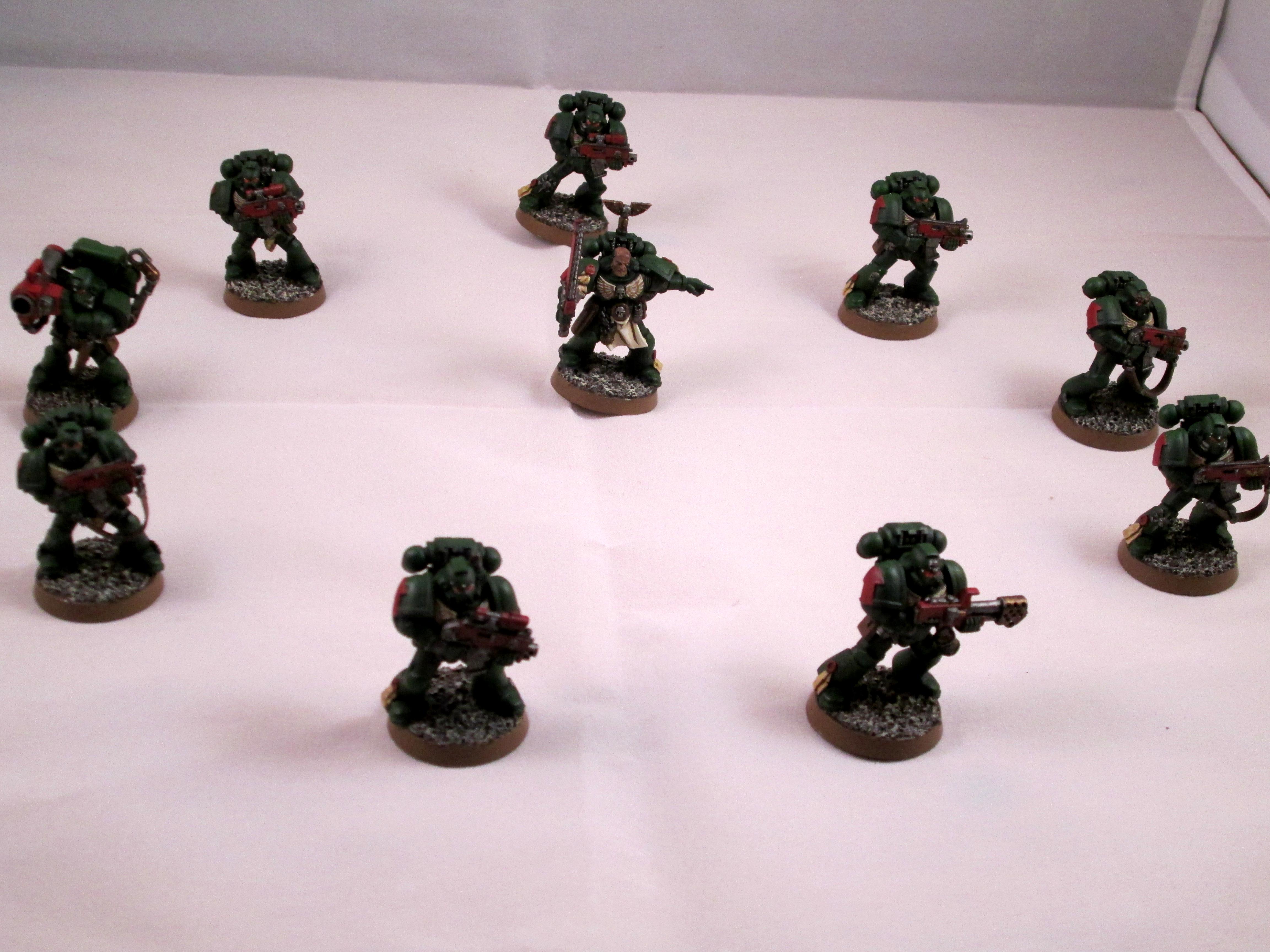 Dark Angels, Dreadnought, Space Marines, Tactical Squad