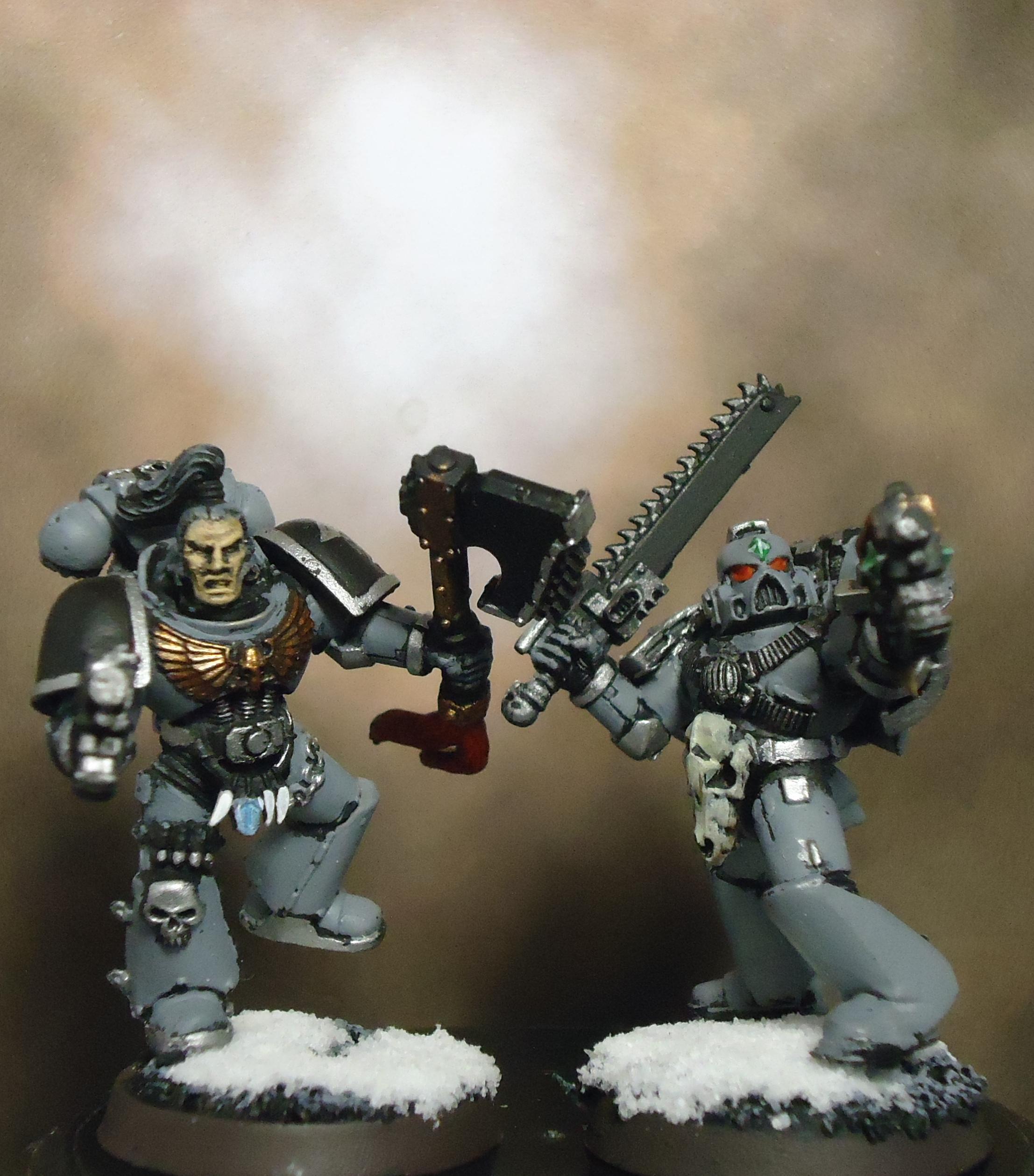 Blood Claws, Power Armor, Space Marines, Space Wolves