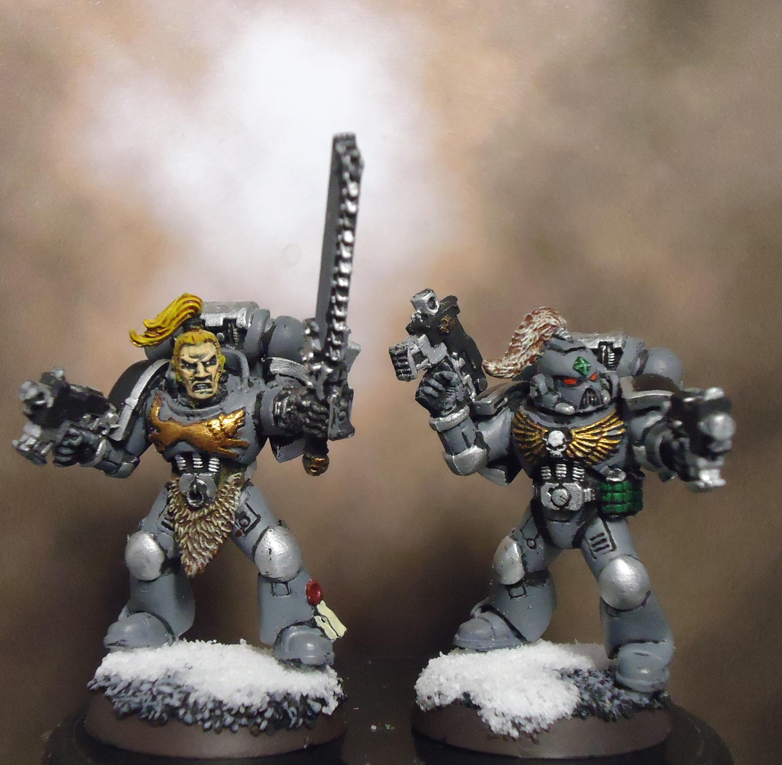 Blood Claws, Power Armor, Space Marines, Space Wolves