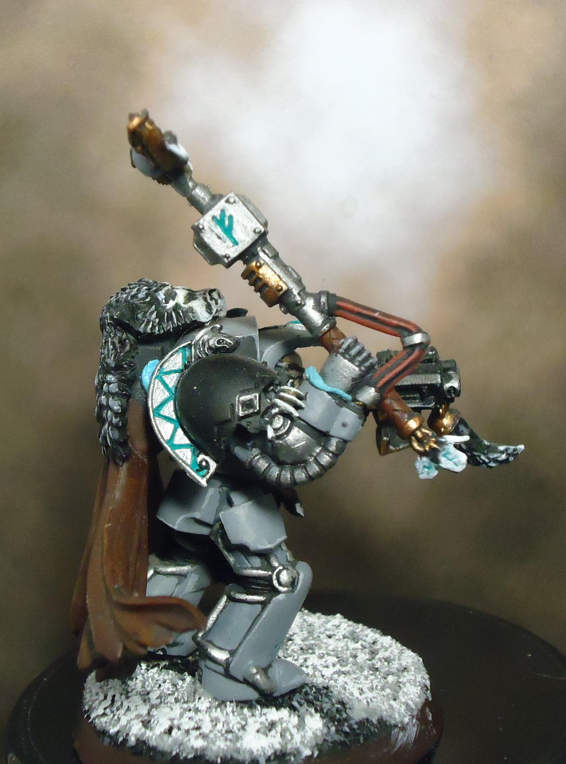 Rune Priest, Runic Weapon, Space Marines, Space Wolves