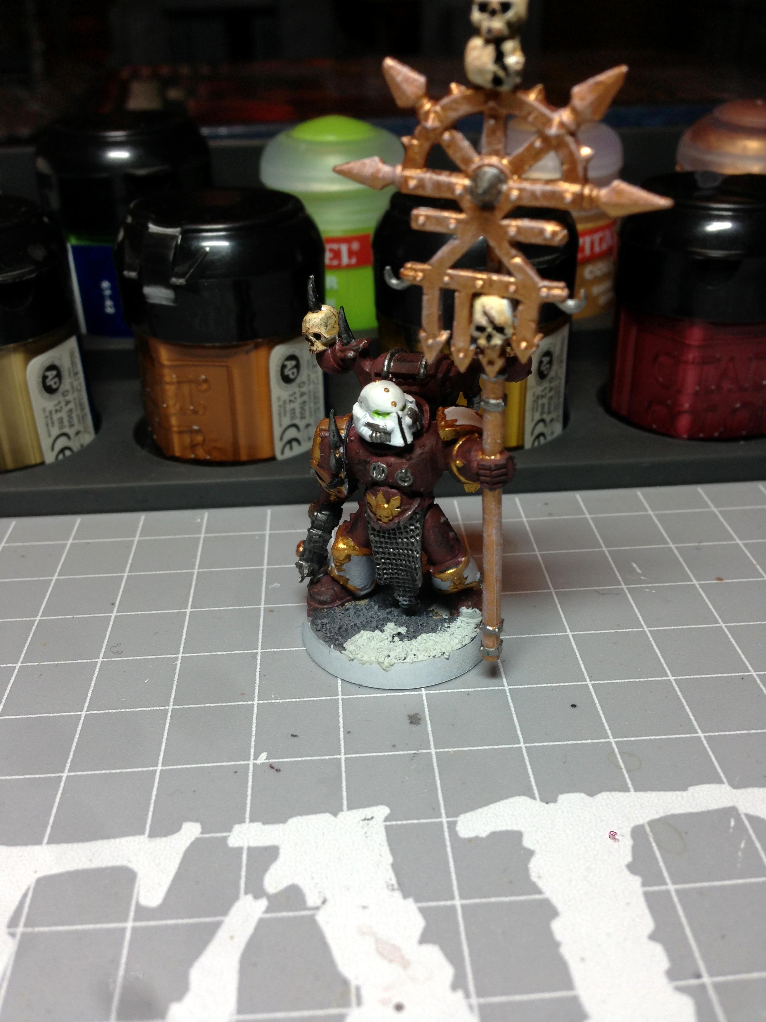 Chaos Space Marine Icon Bearer Csm Inevitable Faith