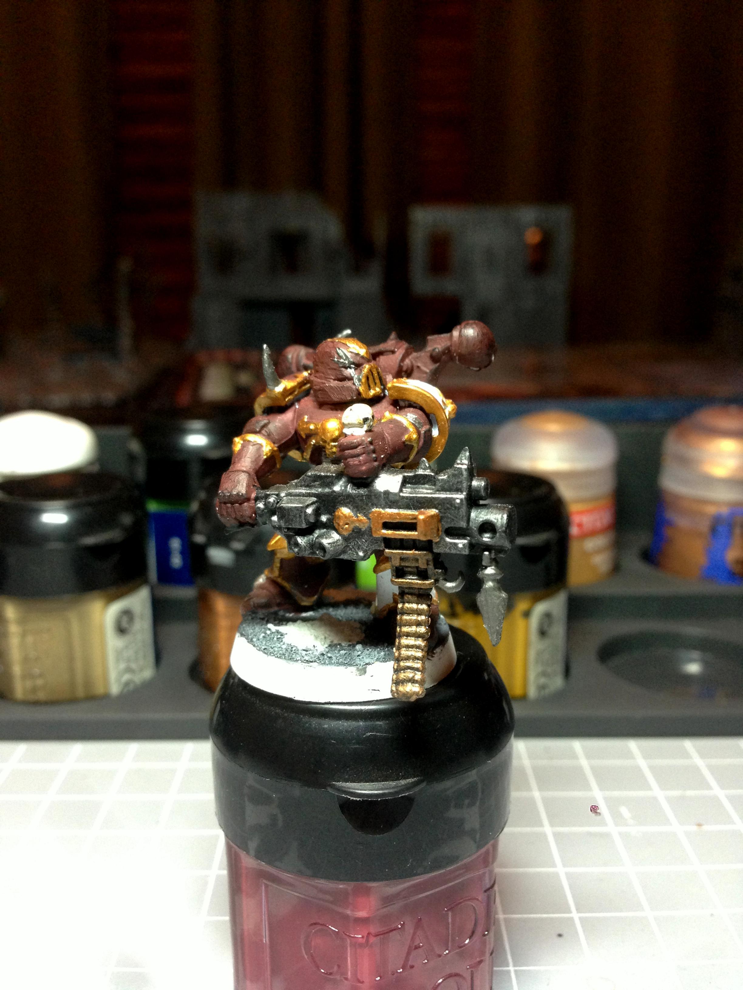 Chaos Space Marine Csm Heavy Bolter Heavy Bolter Inevitable Faith
