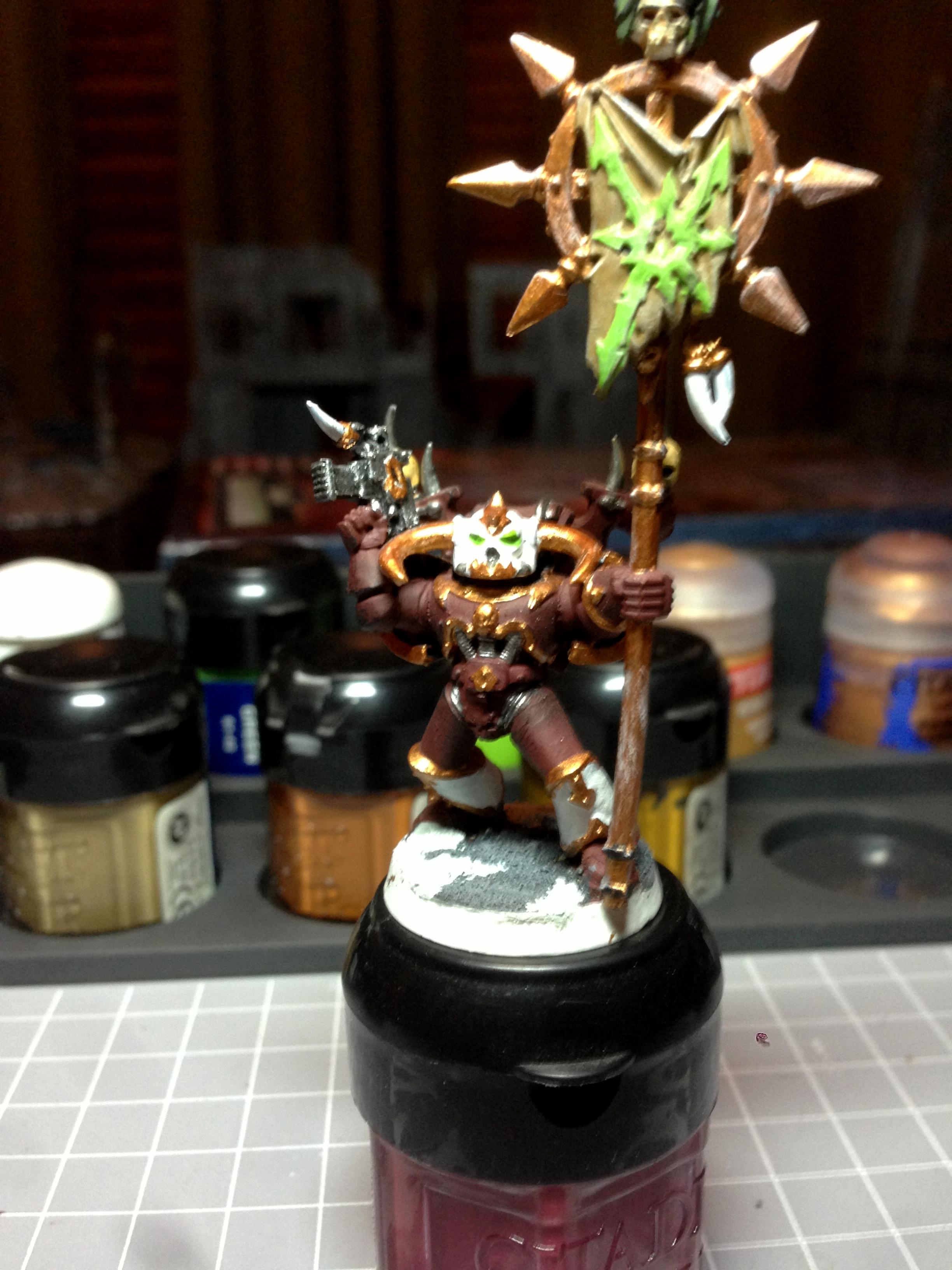 Chaos Space Marine Csm Icon Bearer Inevitable Faith