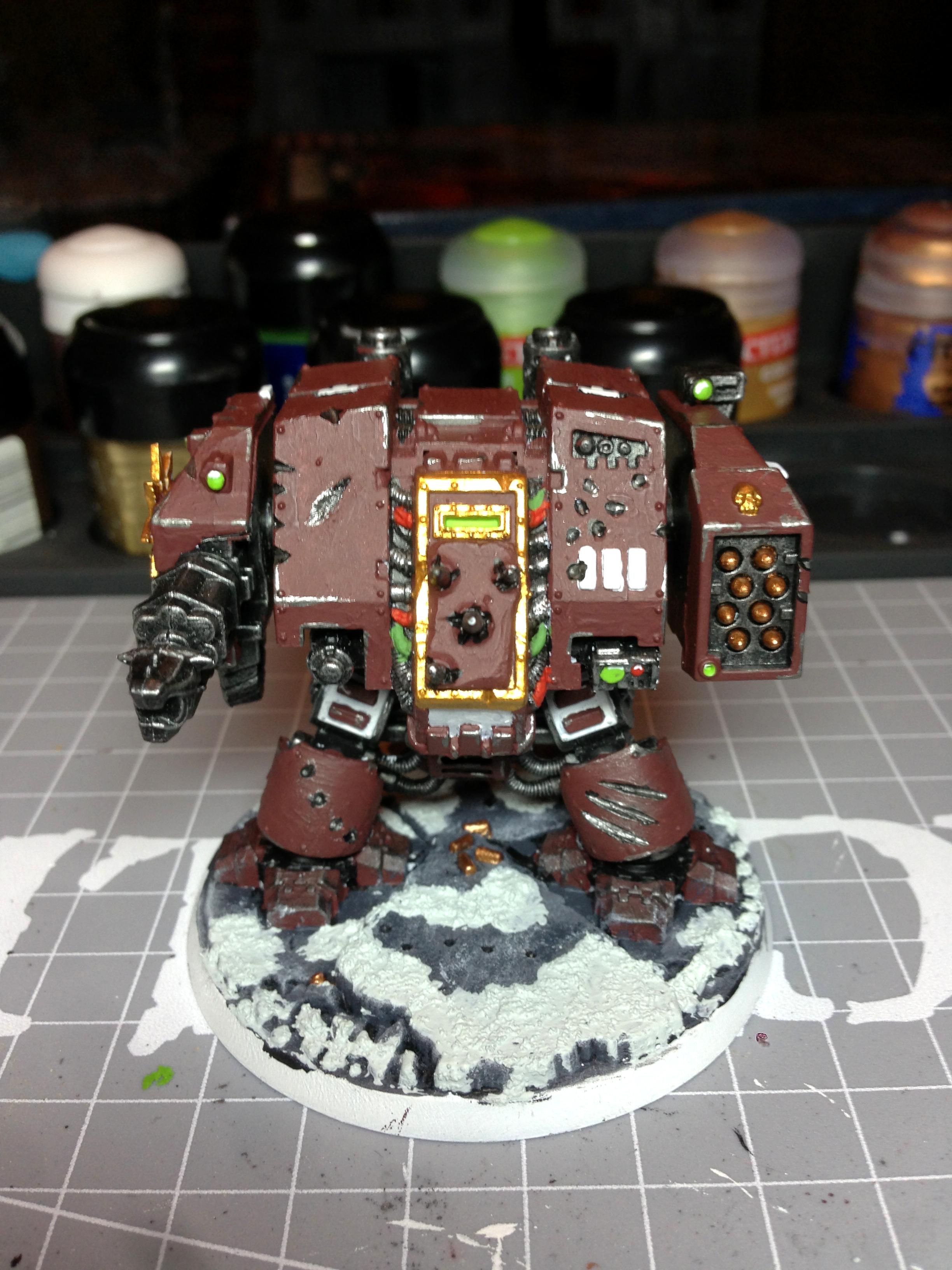 Chaos Space Marine Csm Dreadnaught Inevitable Faith