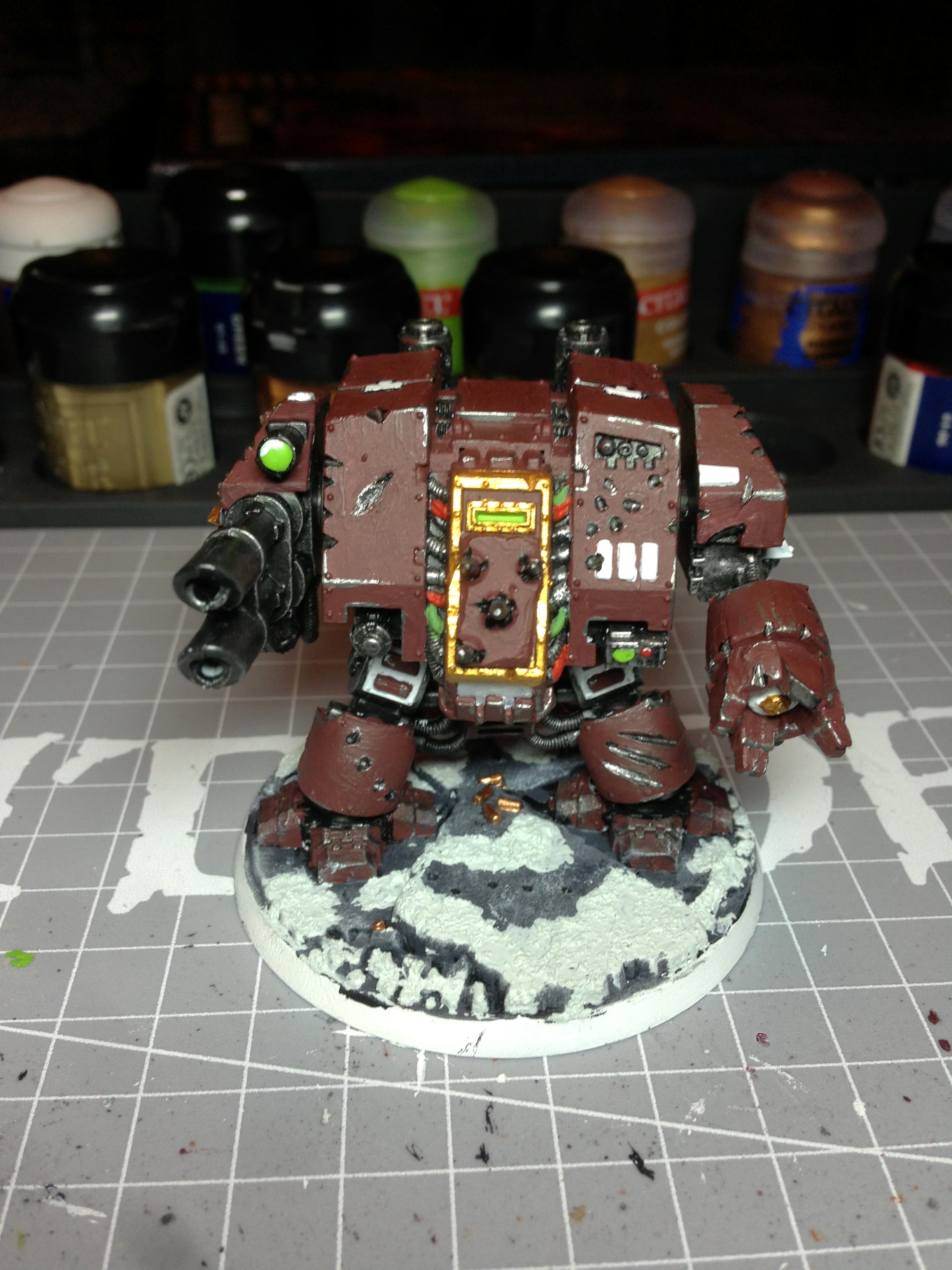 Chaos Space Marine Csm Dreadnaught Inevitable Faith