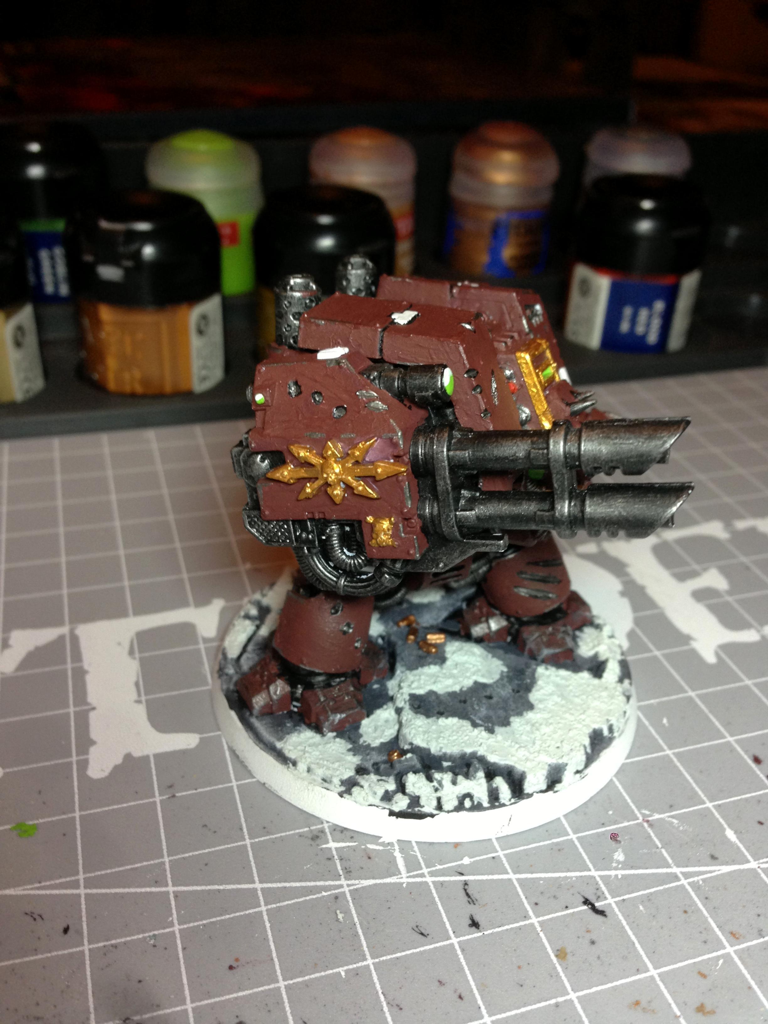 Chaos Space Marine Csm Dreadnaught Inevitable Faith