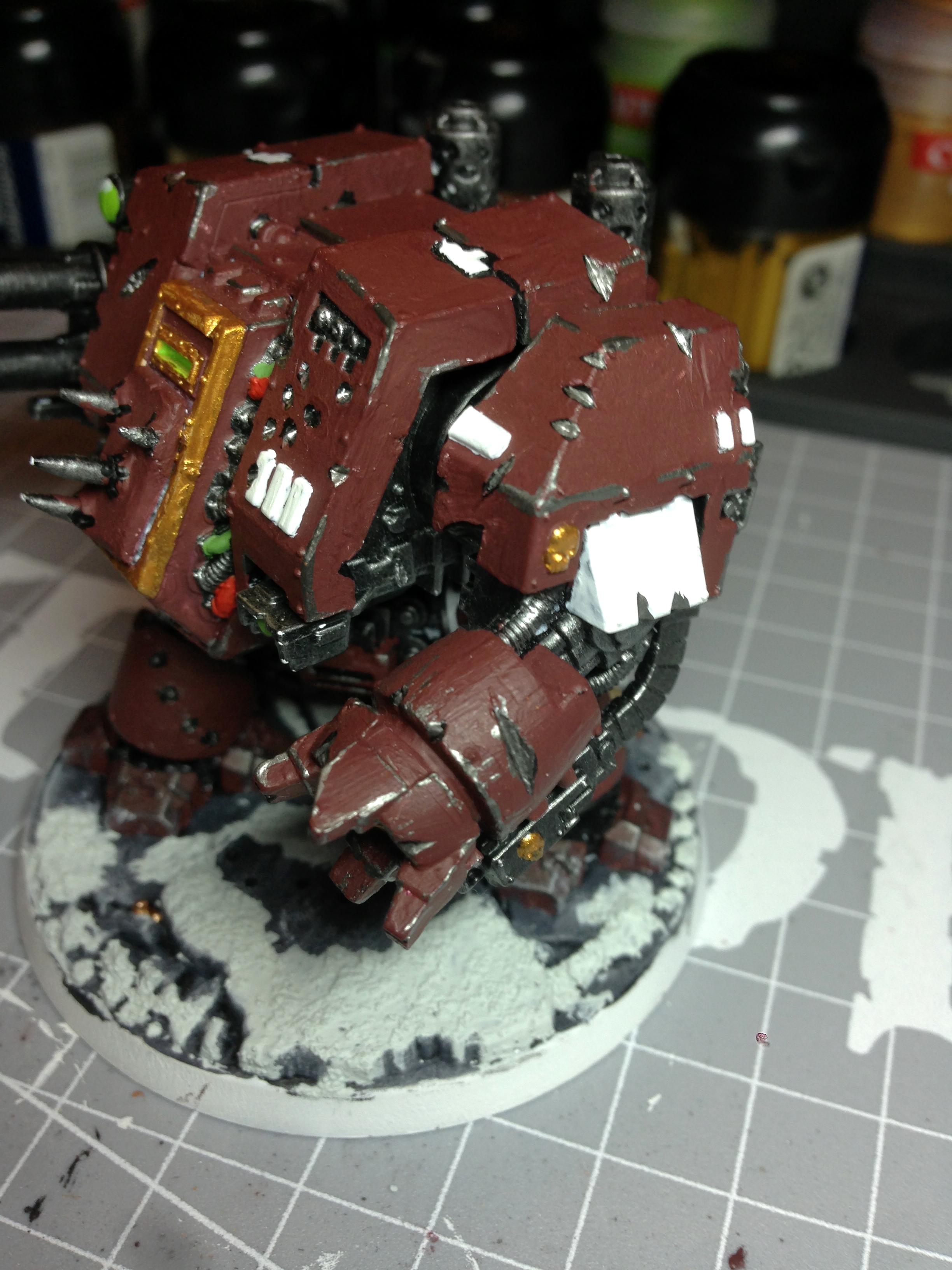Chaos Space Marine Csm Dreadnaught Inevitable Faith