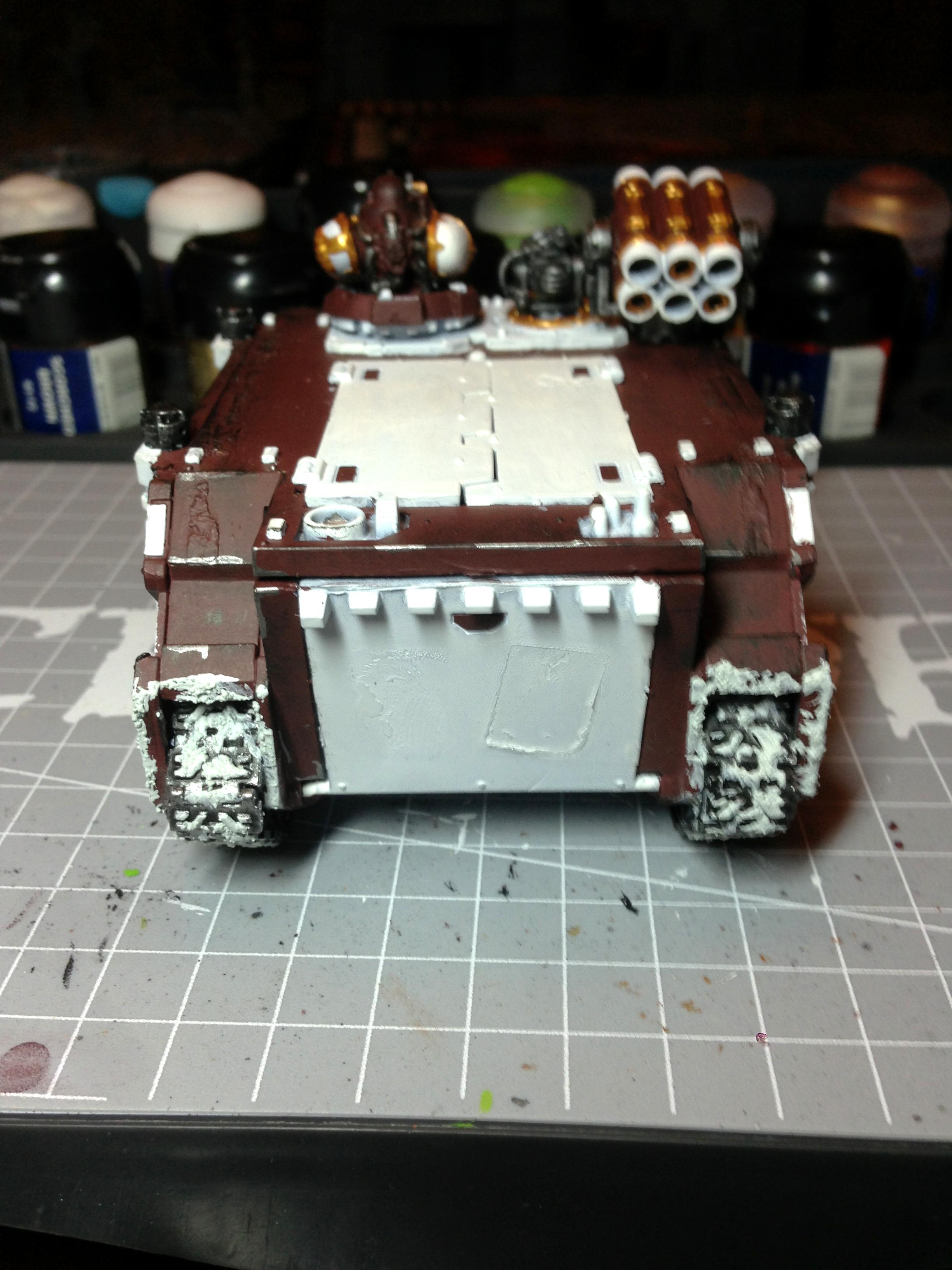 Chaos Space Marine Csm Rhino Inevitable Faith