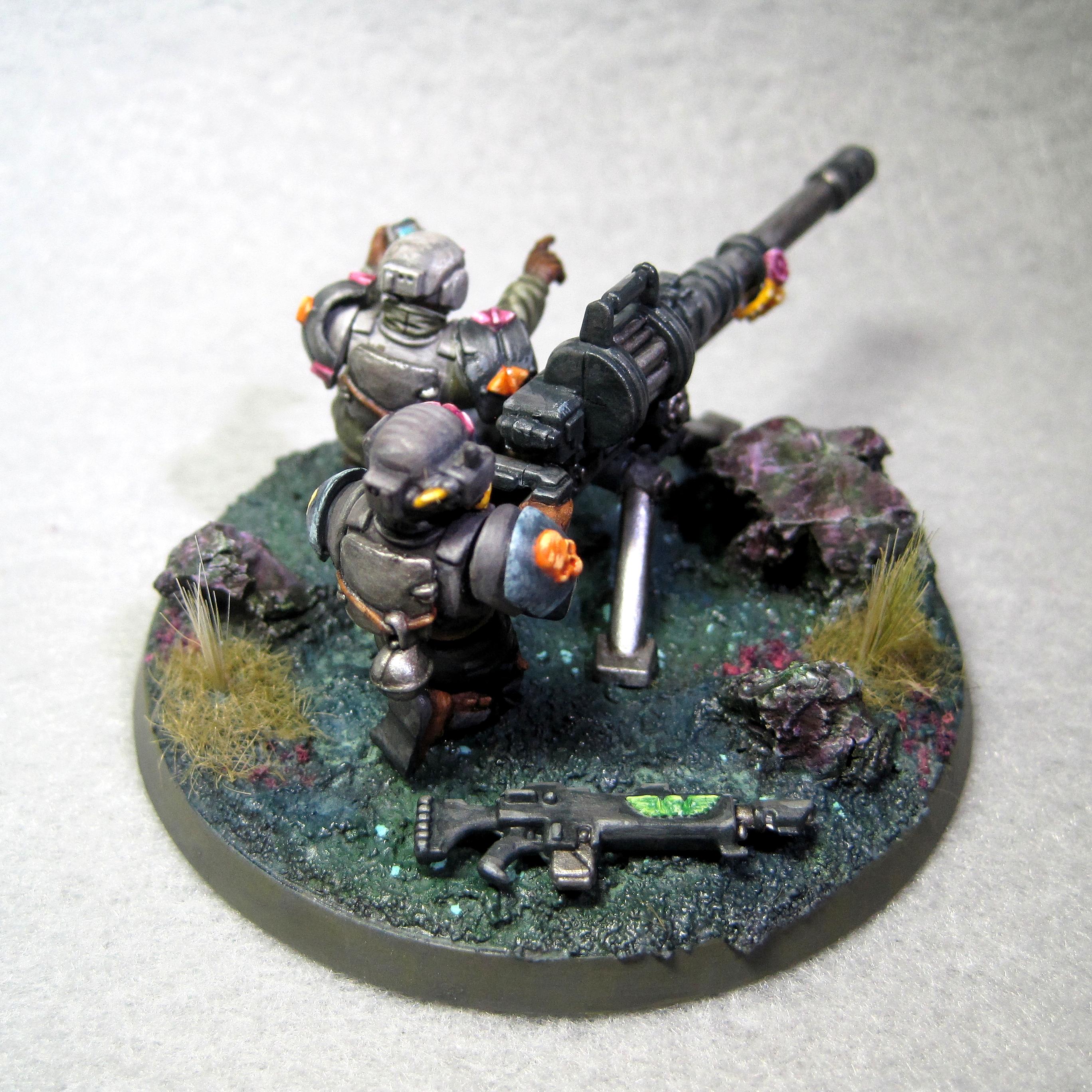 Autocannon, Imperial Guard, Inducted, Inquisitor, Veteran, Warhammer 40,000