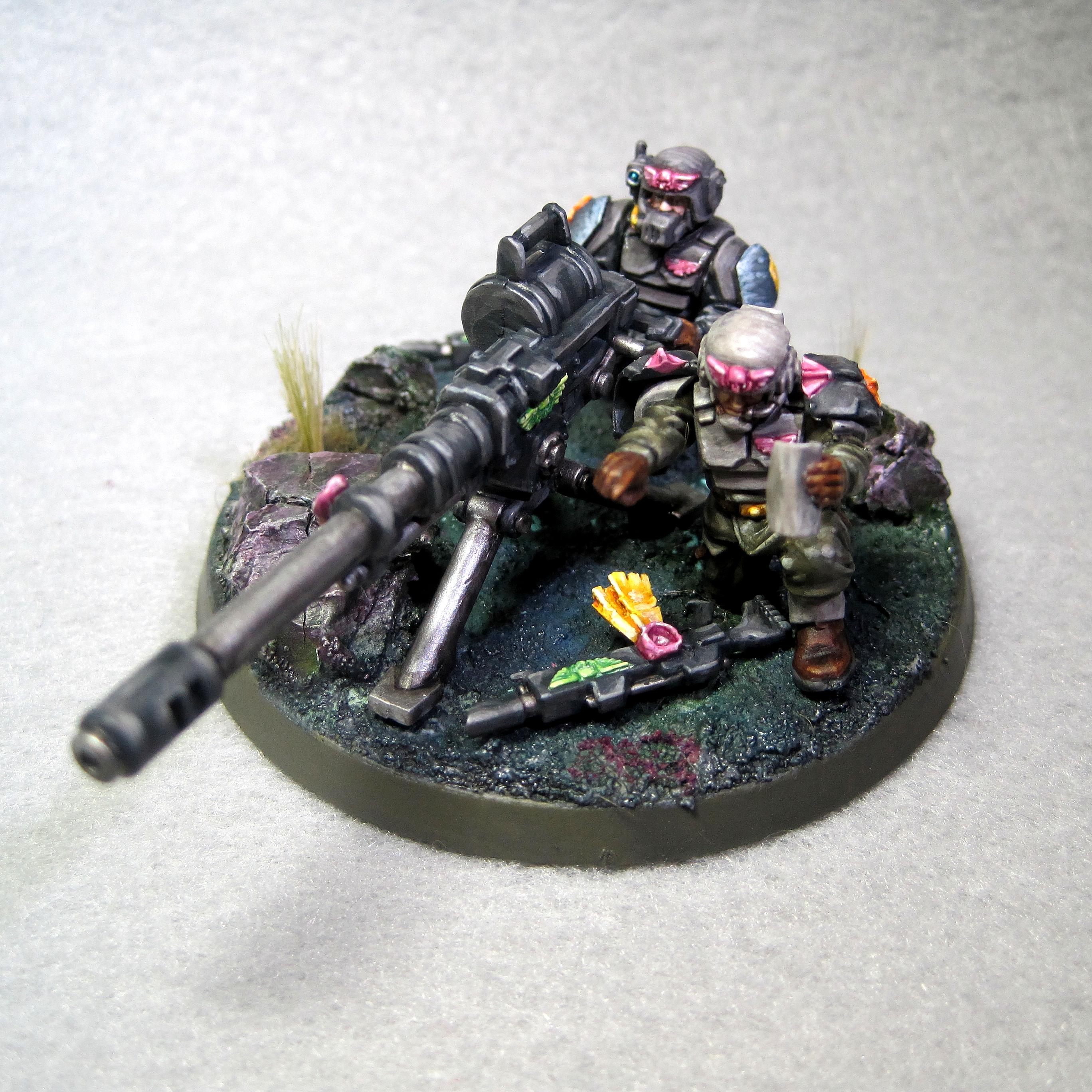Autocannon, Imperial Guard, Inducted, Inquisitor, Veteran, Warhammer 40,000