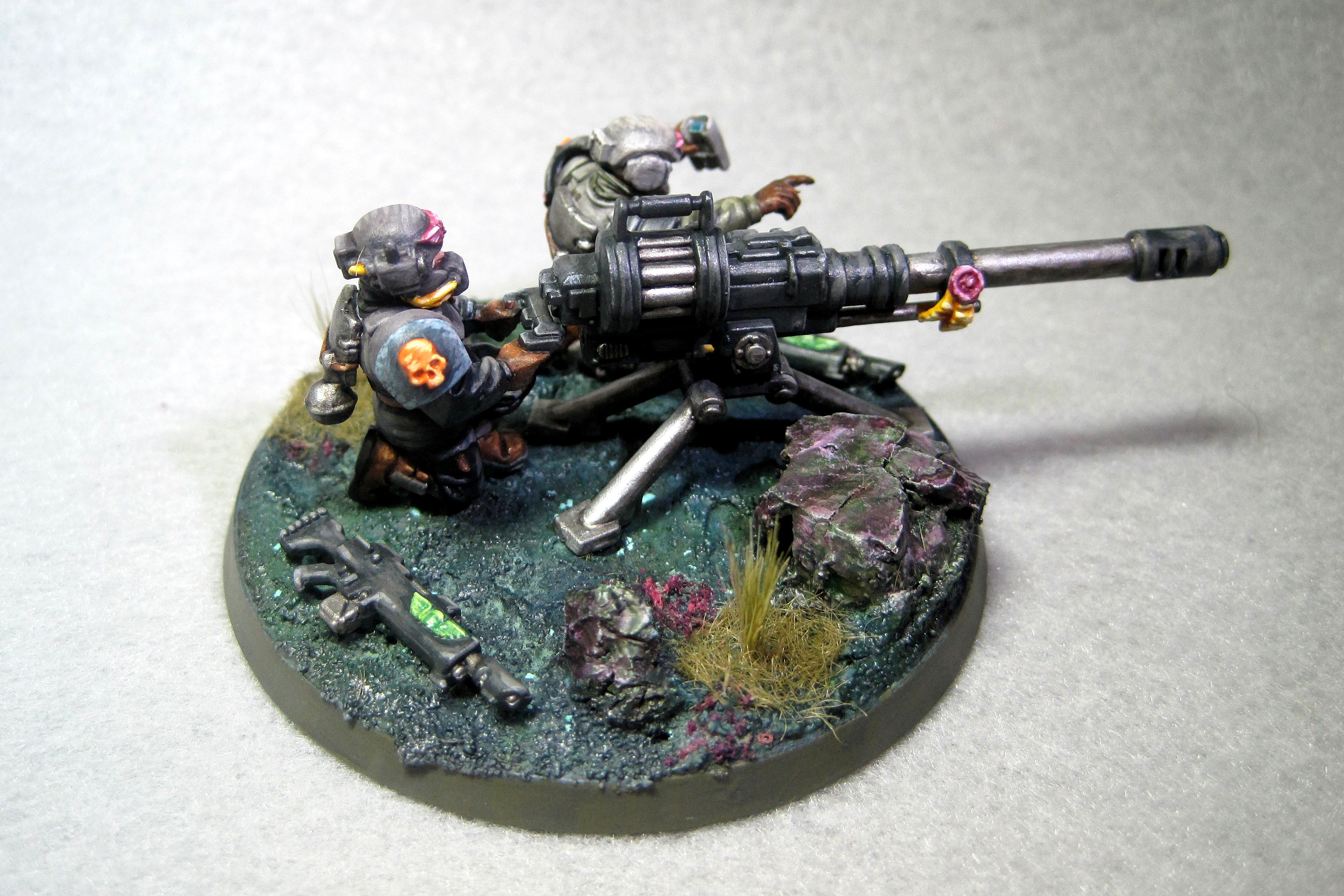 Autocannon, Imperial Guard, Inducted, Inquisitor, Veteran, Warhammer 40,000