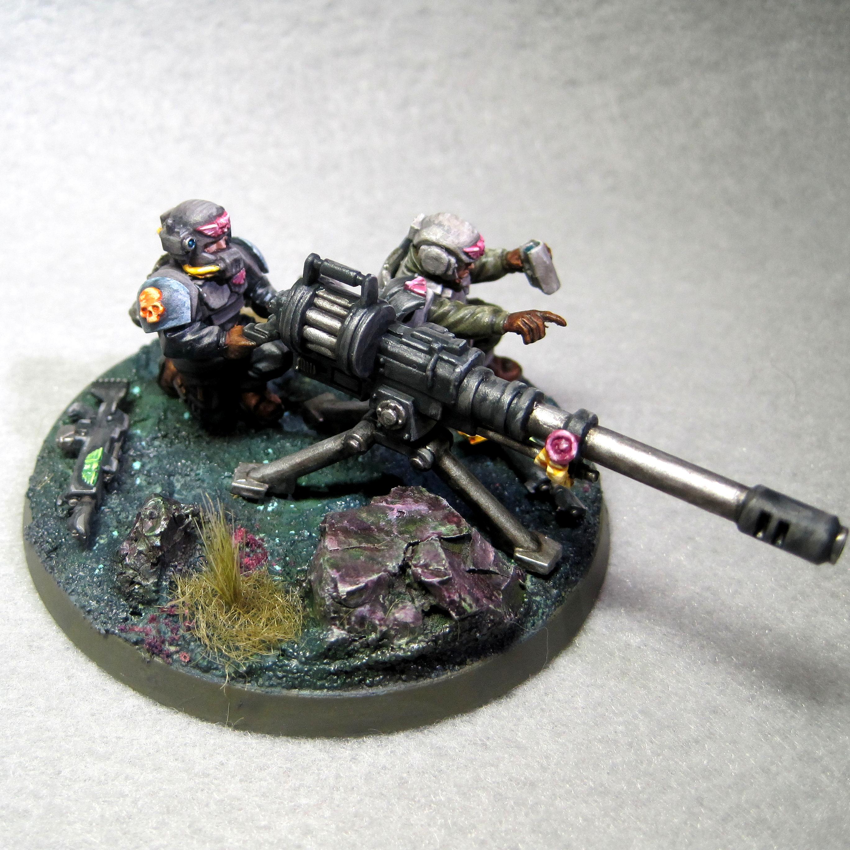 Autocannon, Imperial Guard, Inducted, Inquisitor, Veteran, Warhammer 40,000