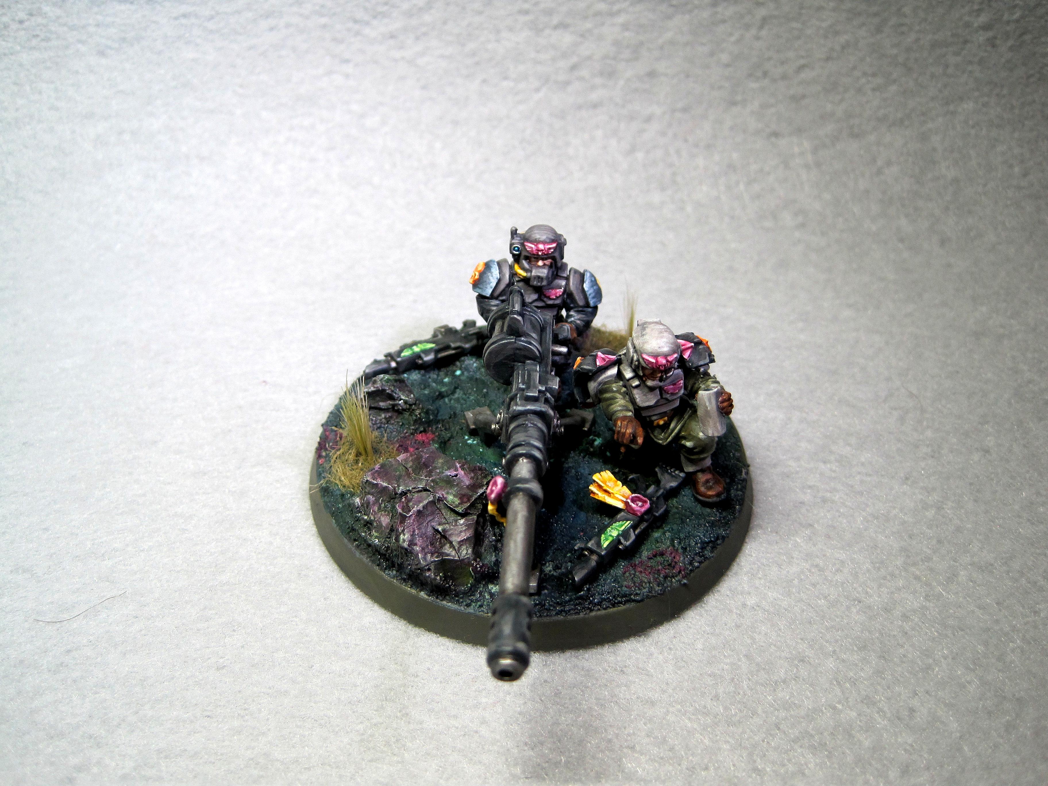 Autocannon, Imperial Guard, Inducted, Inquisitor, Veteran, Warhammer 40,000