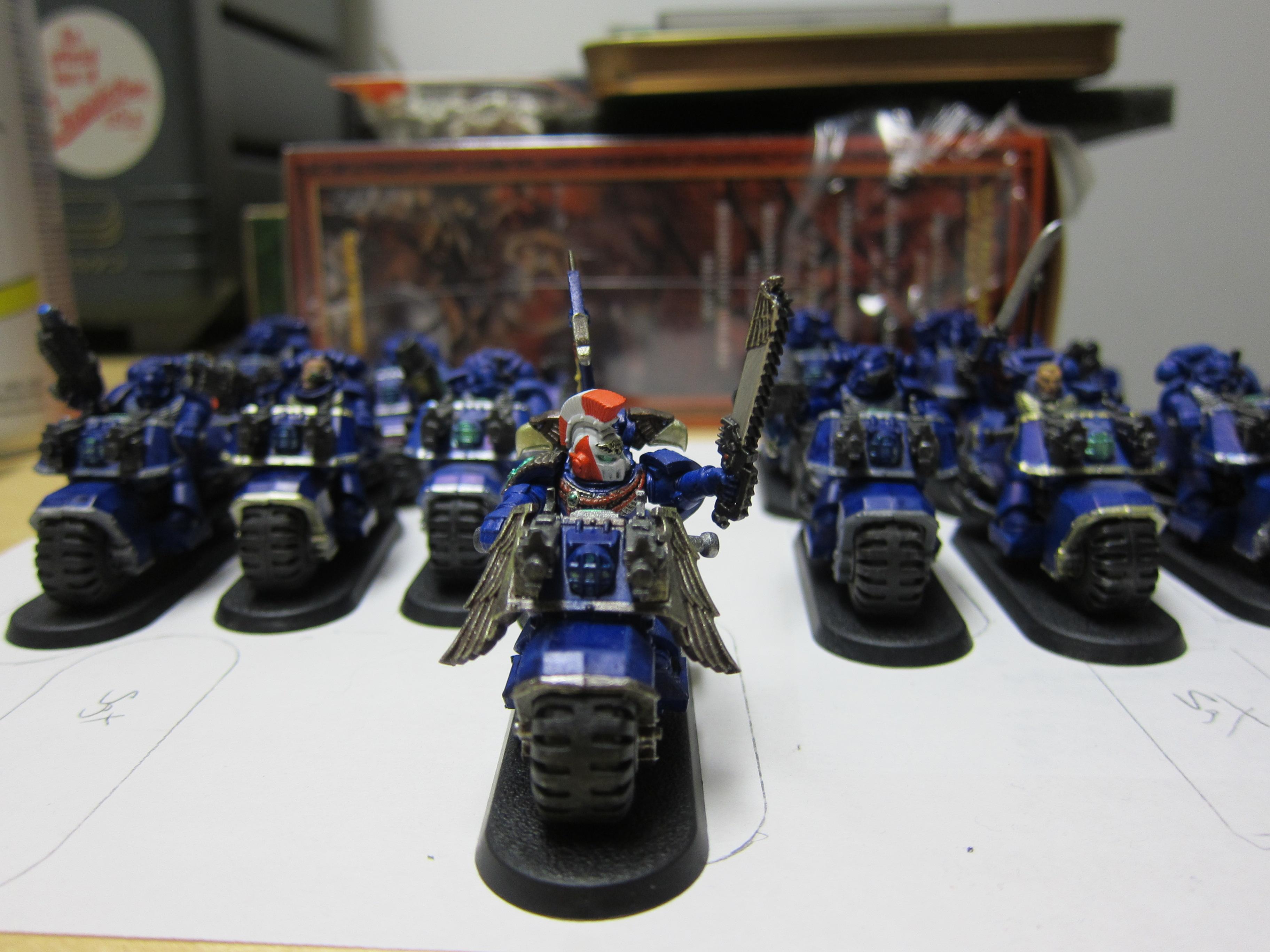 Bike, Captain, Space Marines, Ultramarines