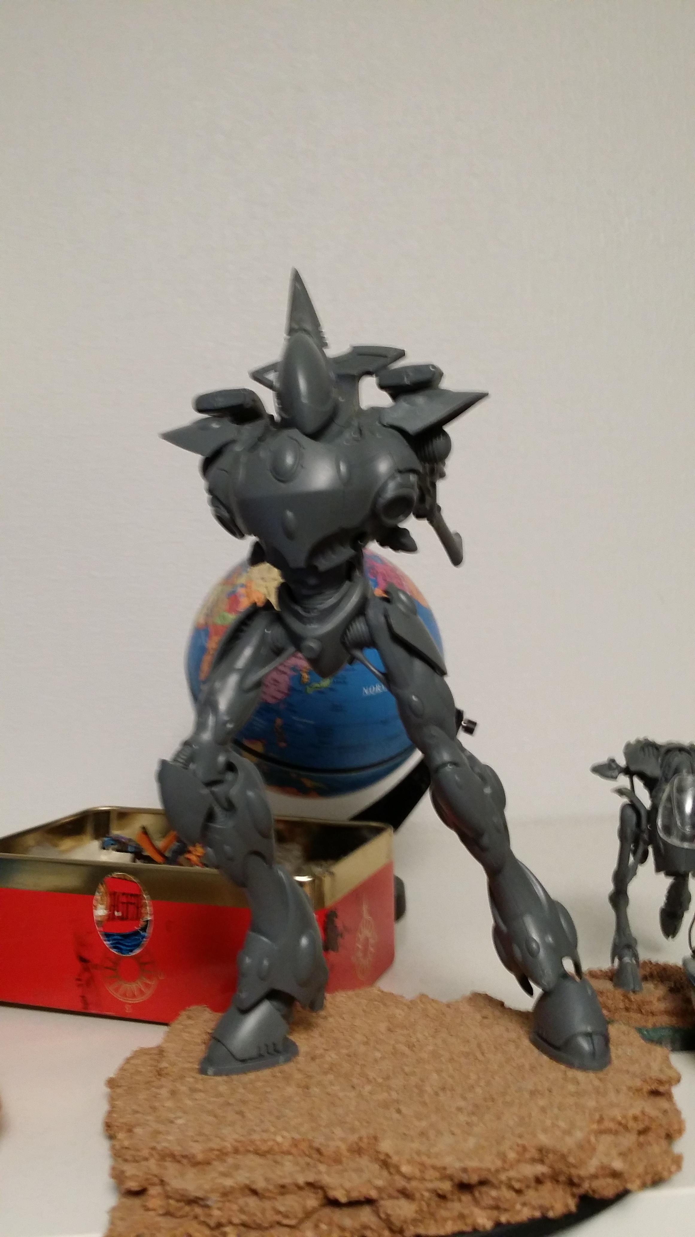 The Wraithknight so far, with a magnetized head