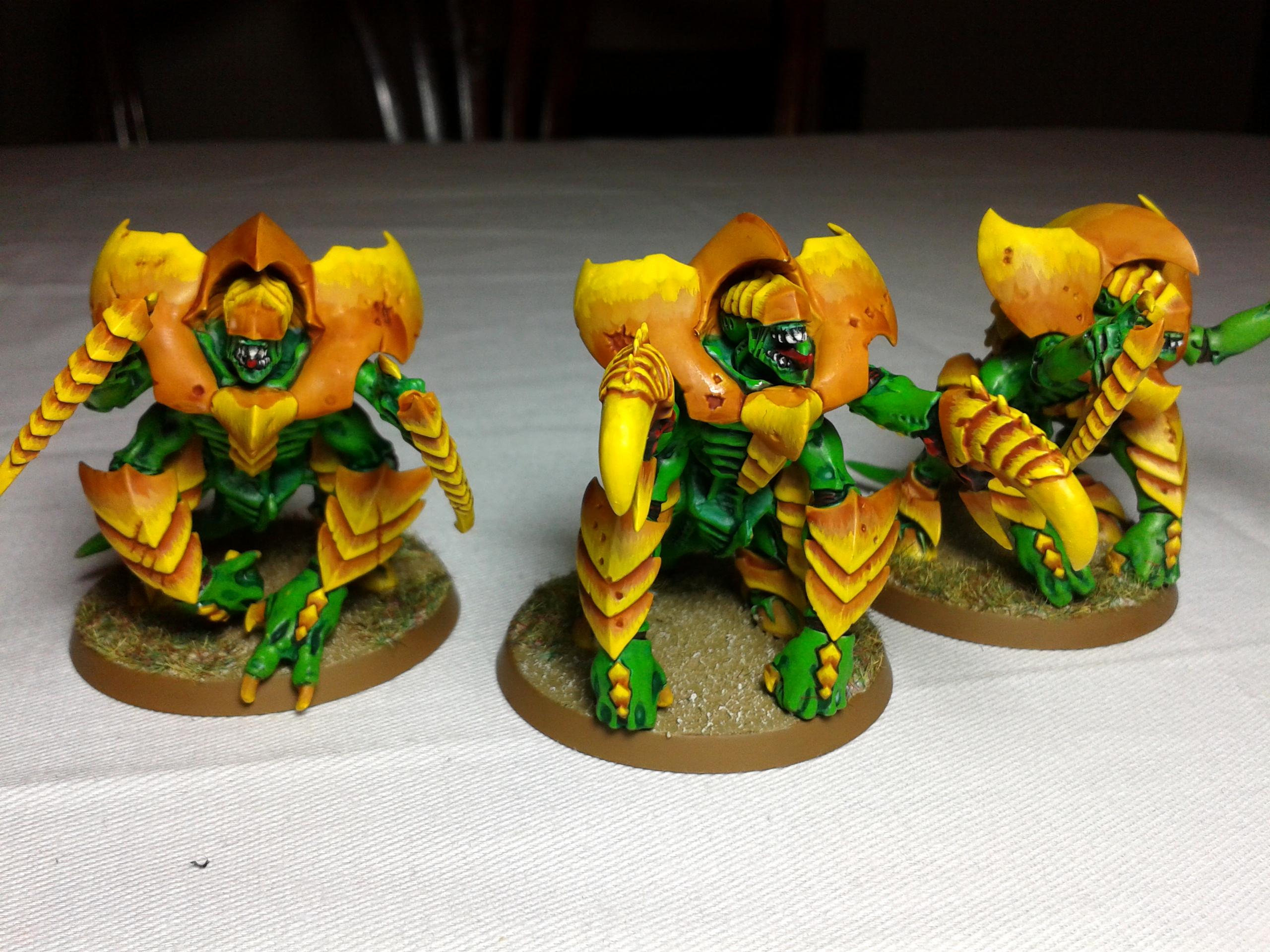 Green, Tty, Tyranids, Tyrant Guard, Yellow