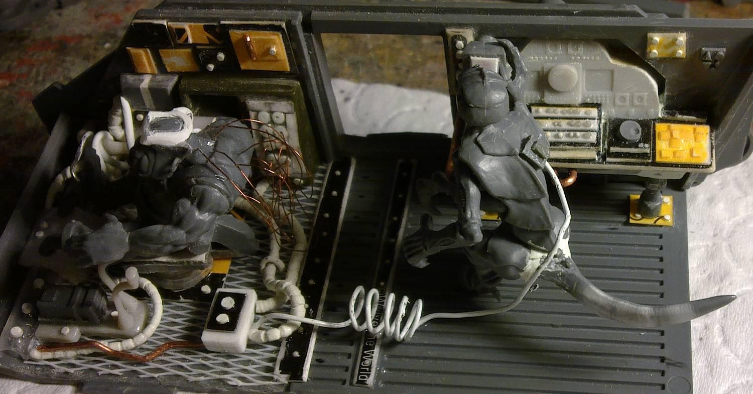 Connecting up the Gunner. wip 4