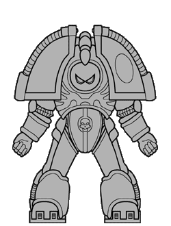 Mk I Tactical Dreadnought Armour - template