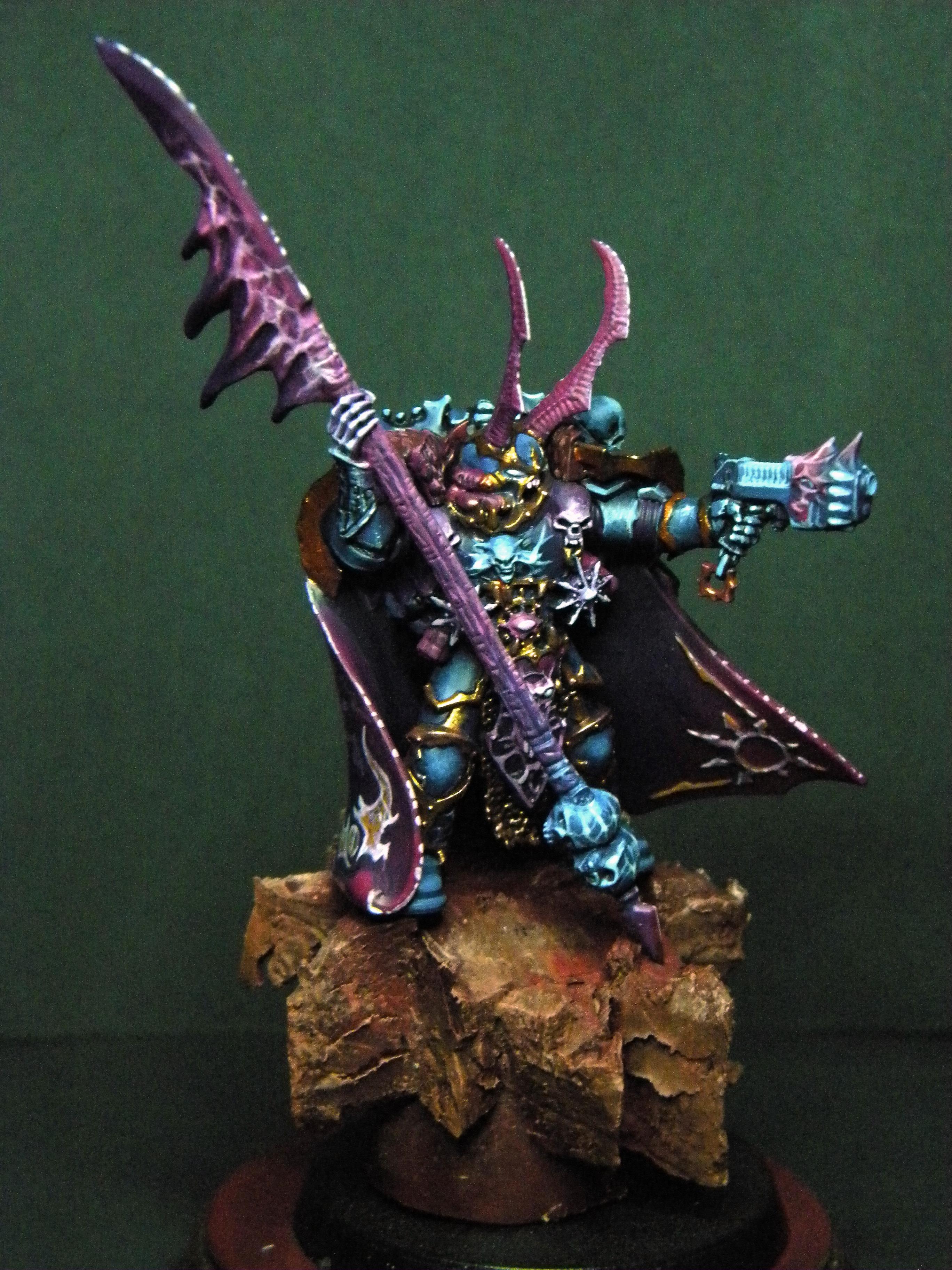 Chaos Space Marines, Dark Vengeance, Finished Model, Kranon Conversion, Kranon The Relentless, Thousand Sons, Warhammer 40,000