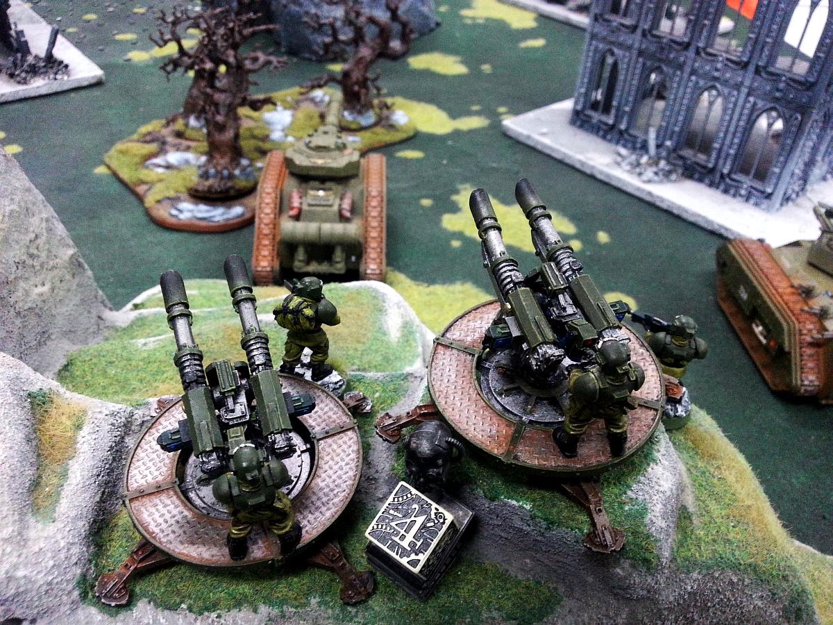 Cadians, Imperial Guard, Space Marines, Ultramarines