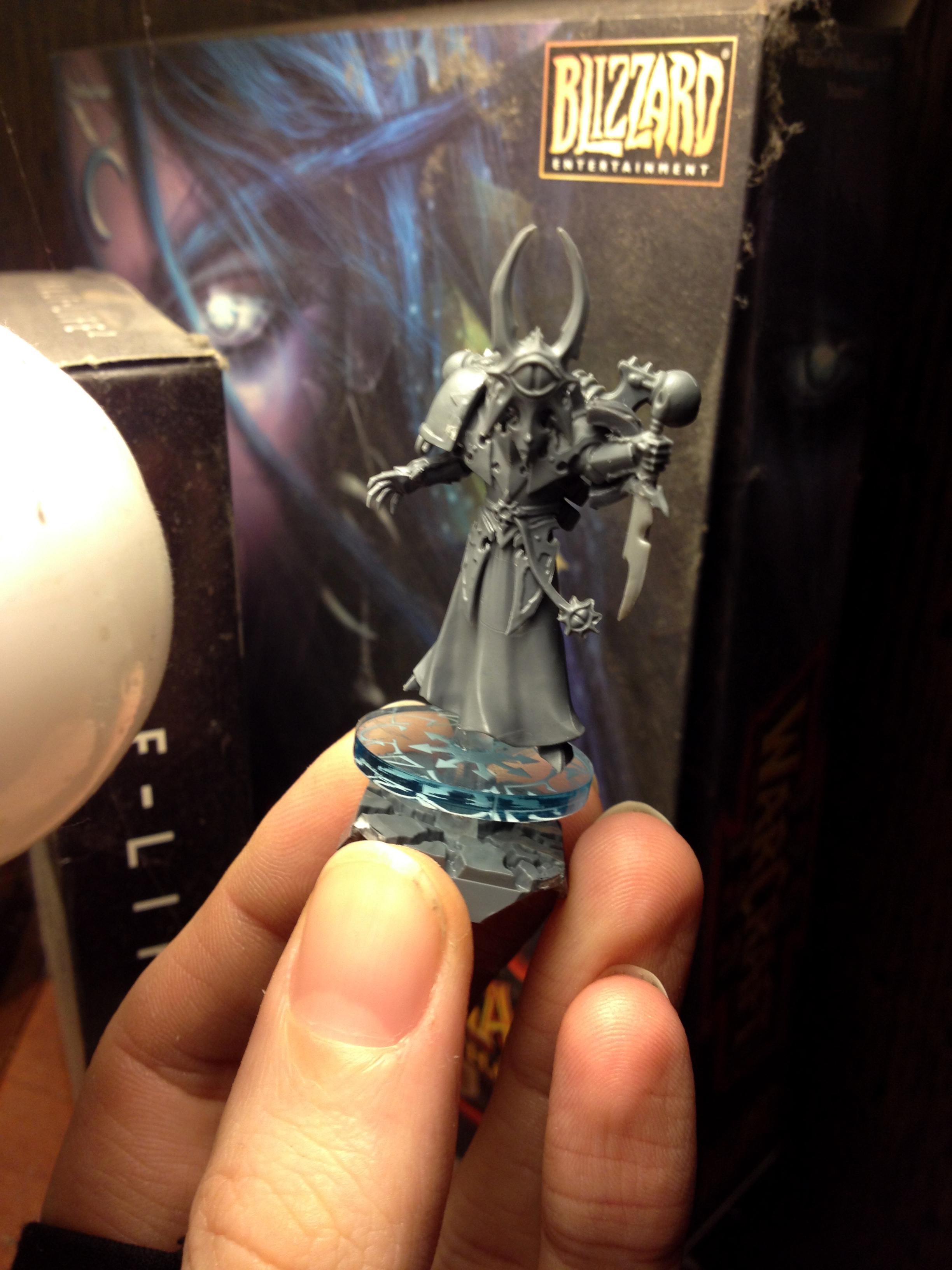 Chaos, Custom, Sorcerer, Space Marines, Tzeentch