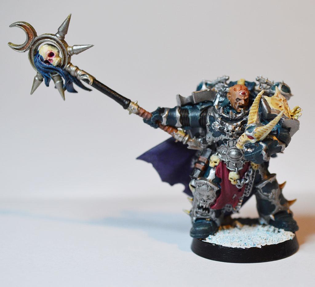 Chaos Marine Sorcerer (converted) completed 2014