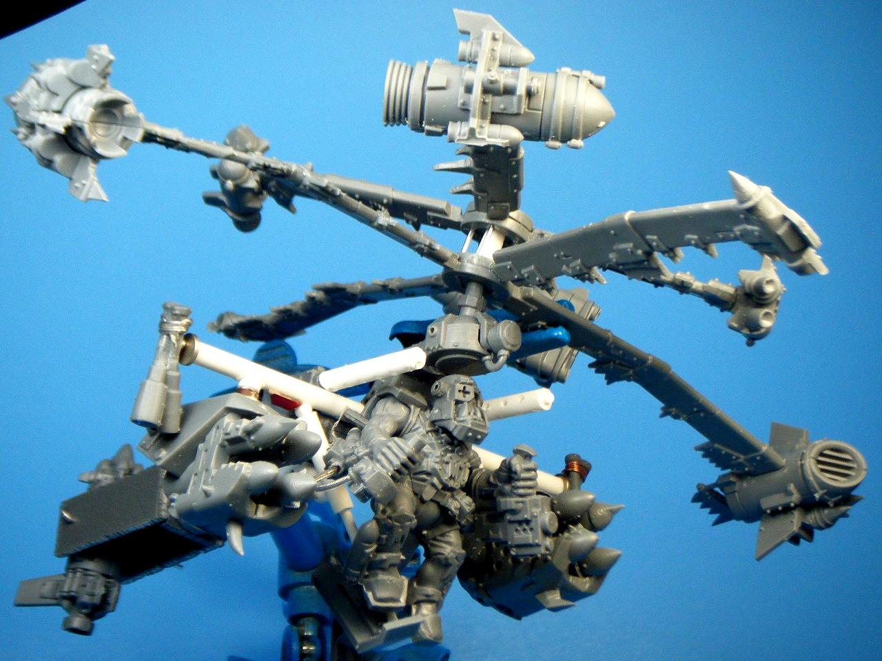 Deffkopta, Orks, Warhammer 40,000, Work In Progress
