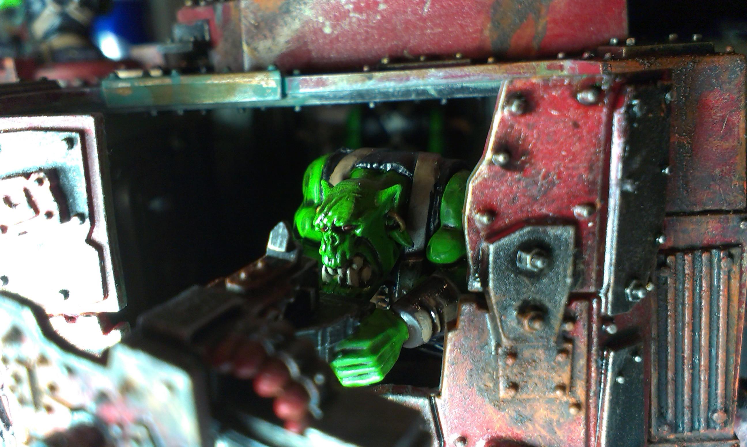 Battlewagon, Custom Base, Ork Battle Wagon, Orks, Warhammer 40,000