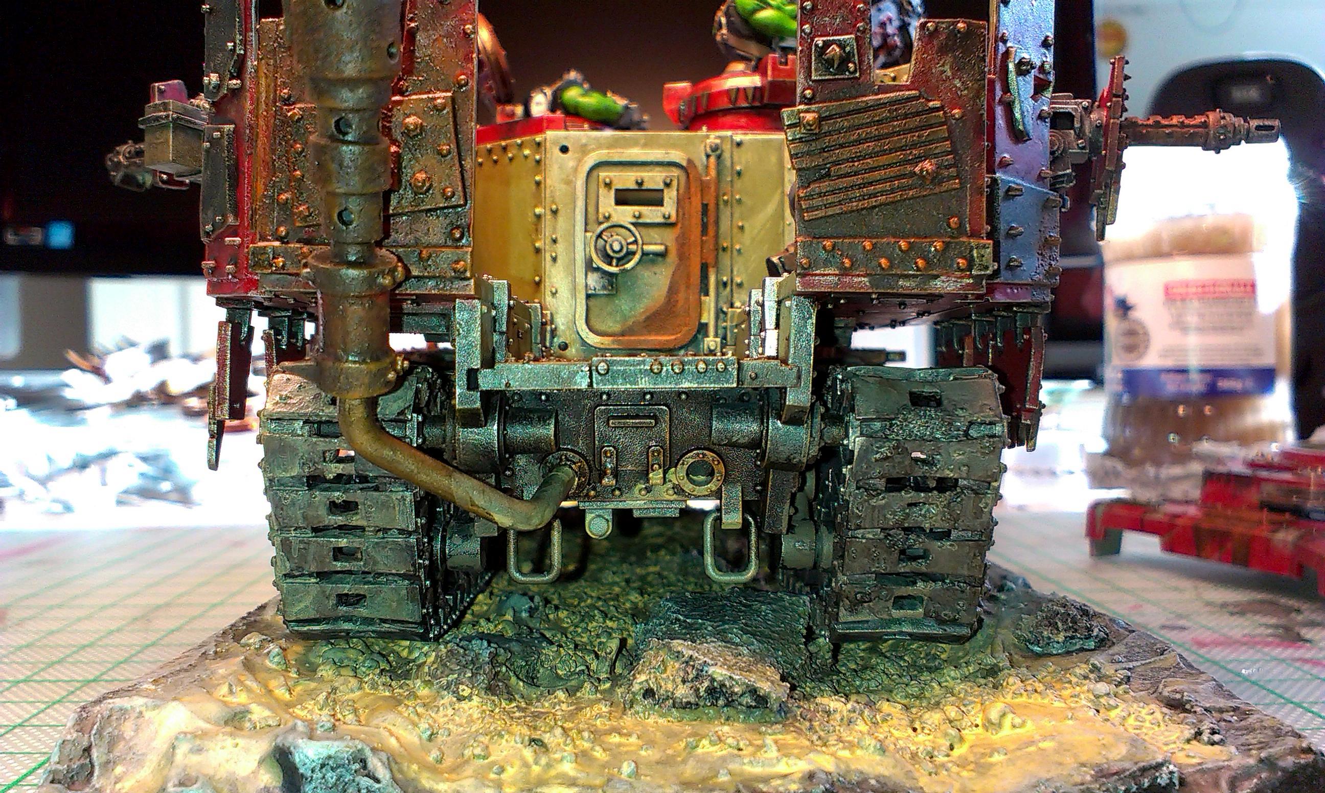 Battlewagon, Custom Base, Ork Battle Wagon, Orks, Warhammer 40,000 ...