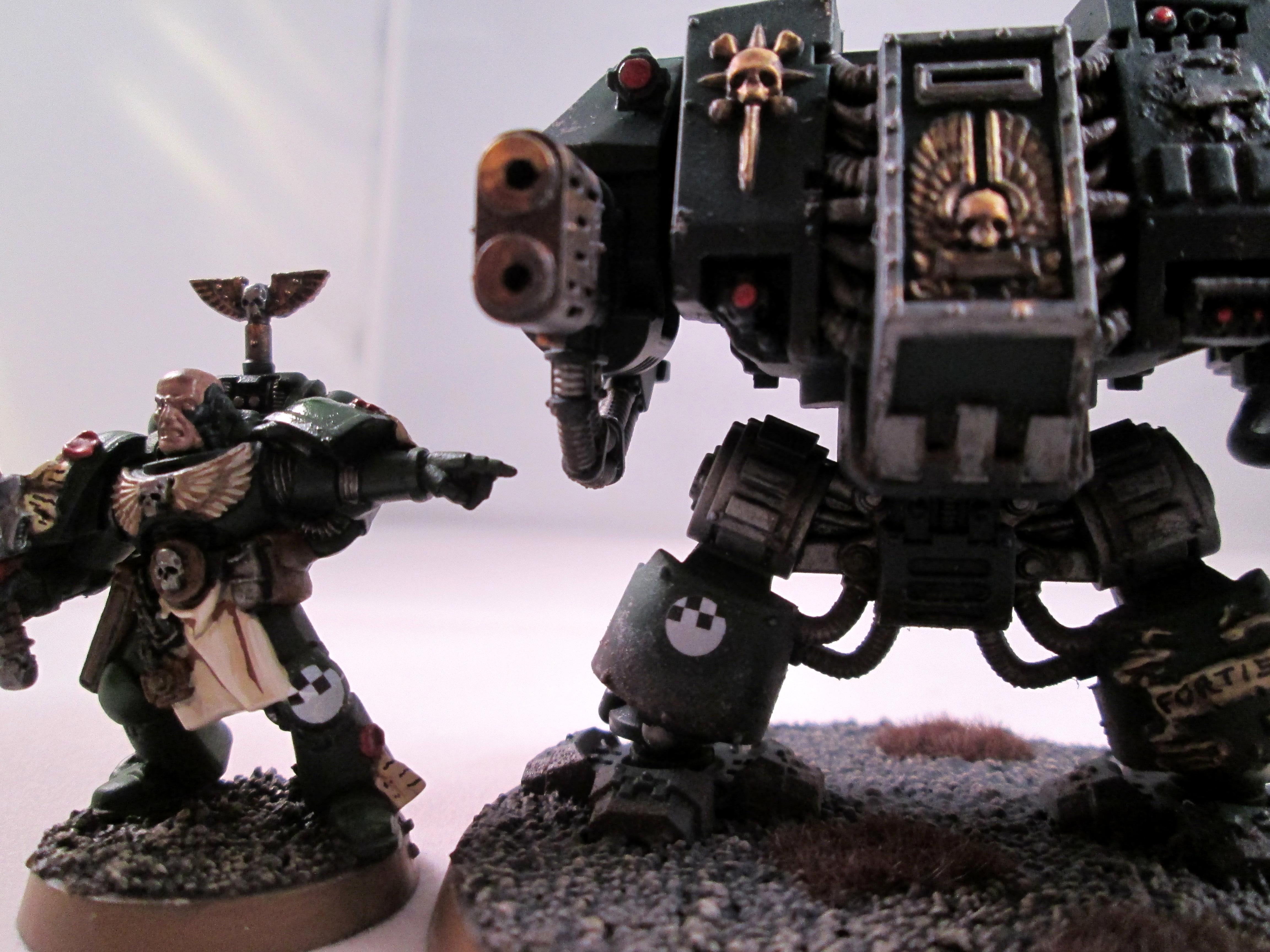 Dark Angels, Dreadnought, Space Marines, Tactical Squad