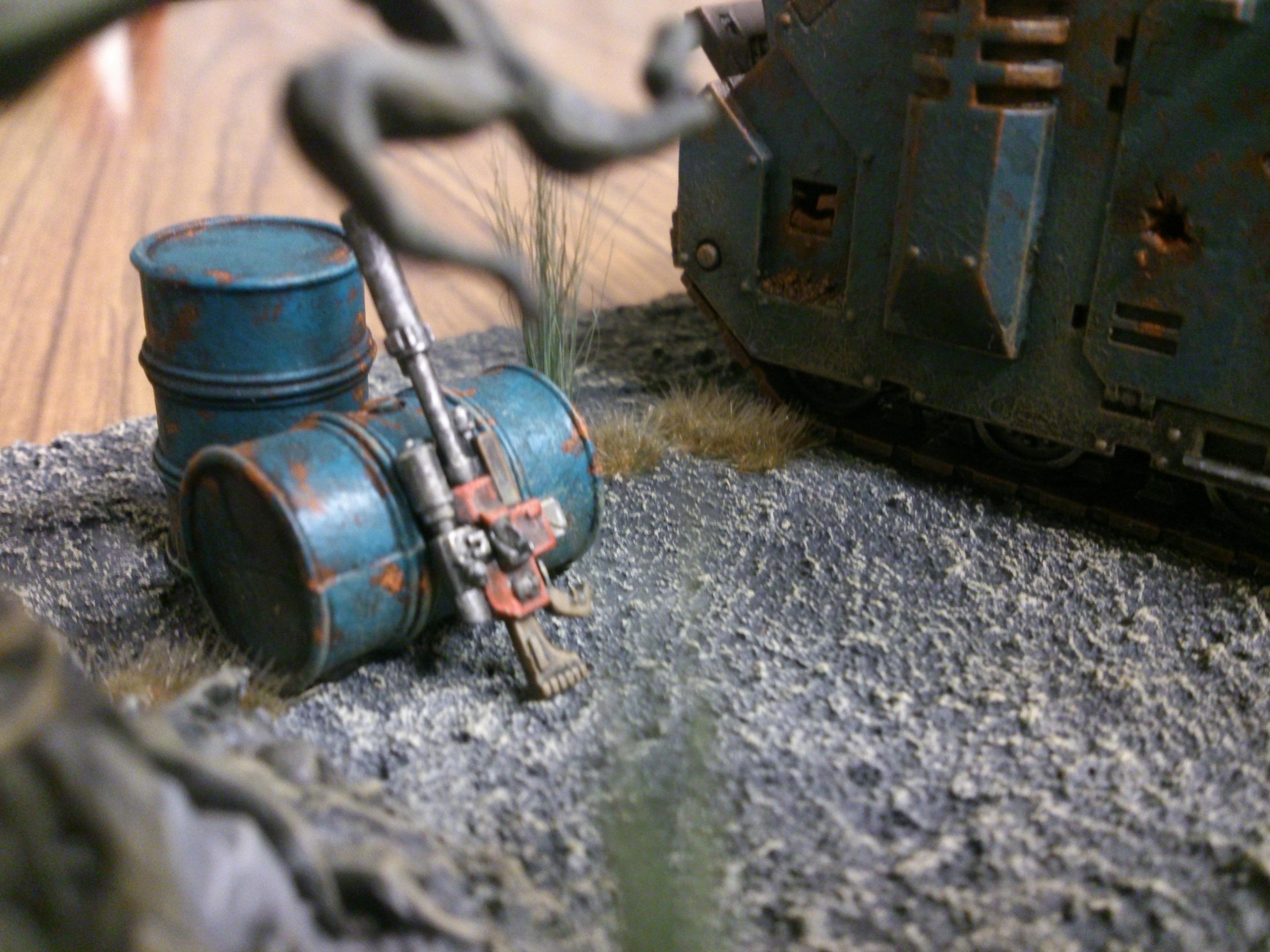 Wrecked Rhino detail