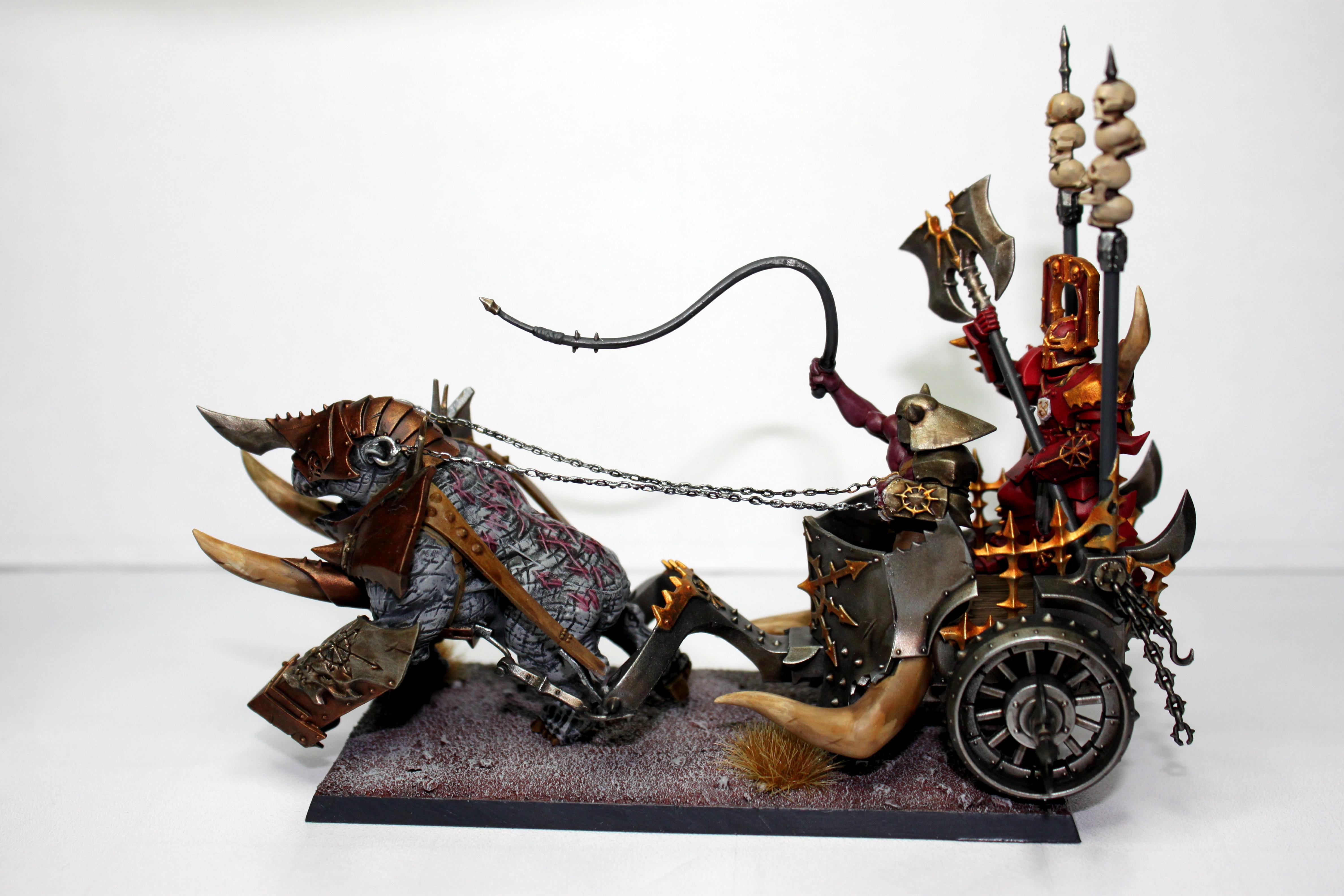 Chariot, Gorebeast, Khorne, Warhammer Fantasy, Warriors Of Chaos, Woc