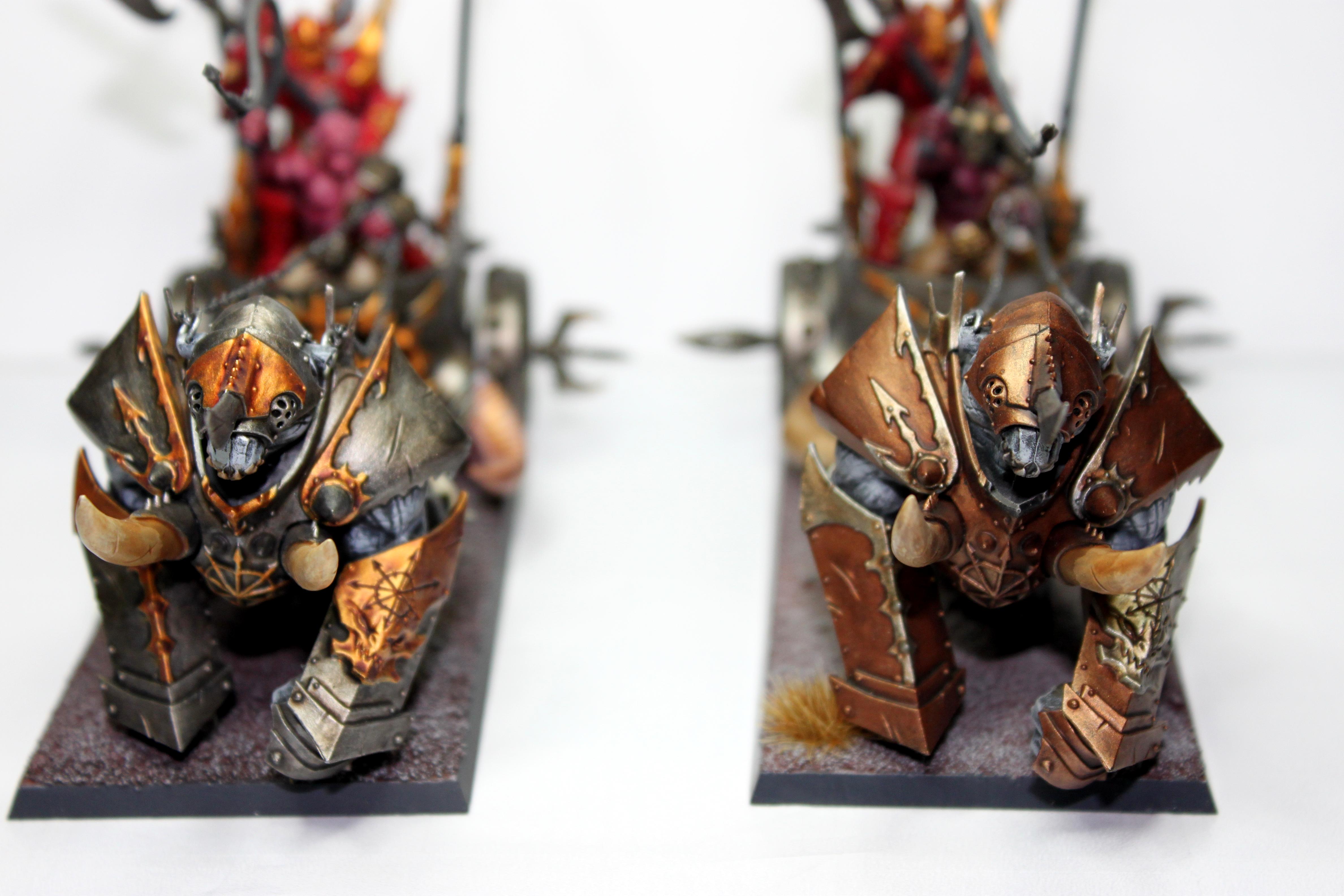 Chariot, Gorebeast, Khorne, Warhammer Fantasy, Warriors Of Chaos, Woc