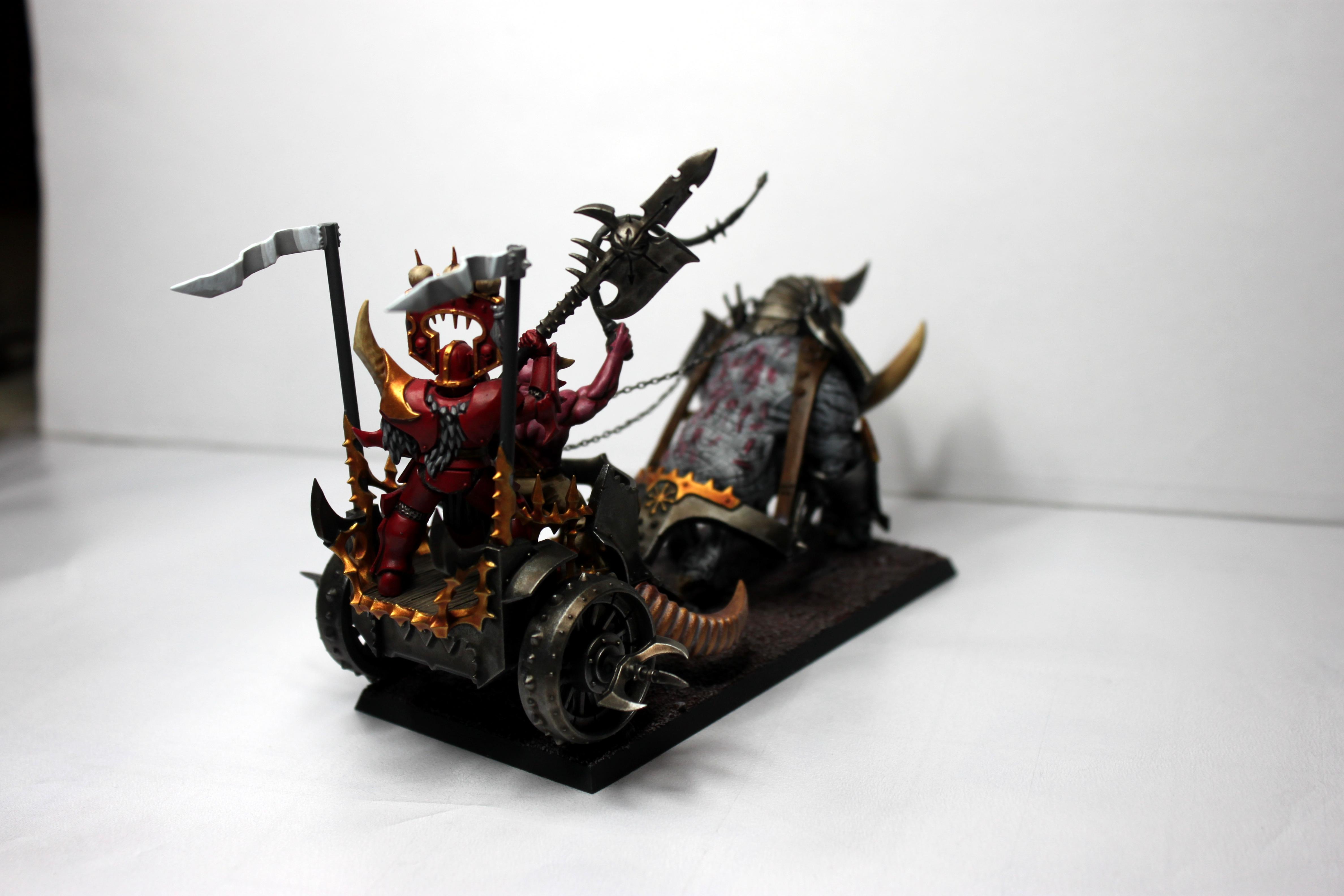 Chariot, Gorebeast, Khorne, Warhammer Fantasy, Warriors Of Chaos, Woc