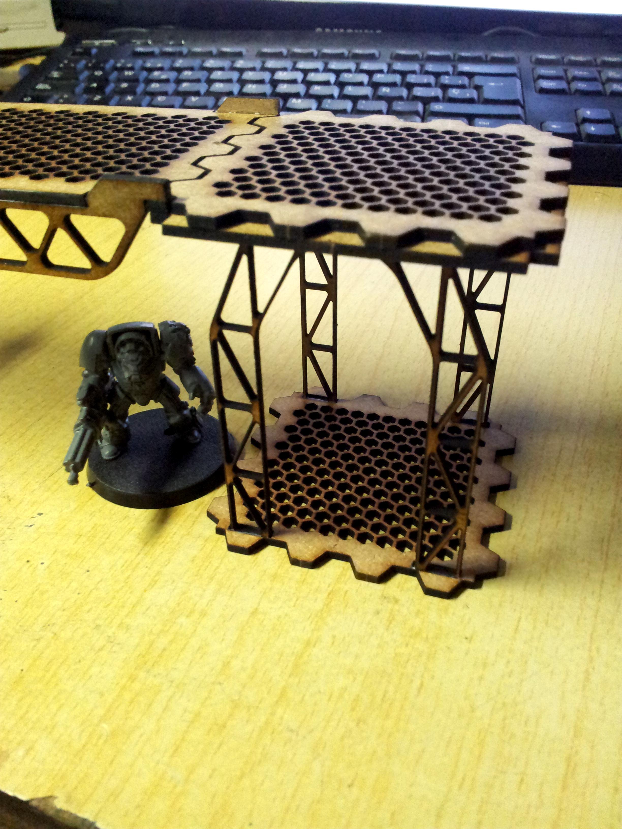 Laser, Lasercut, Mdf, Terrain, W40k, Walkway