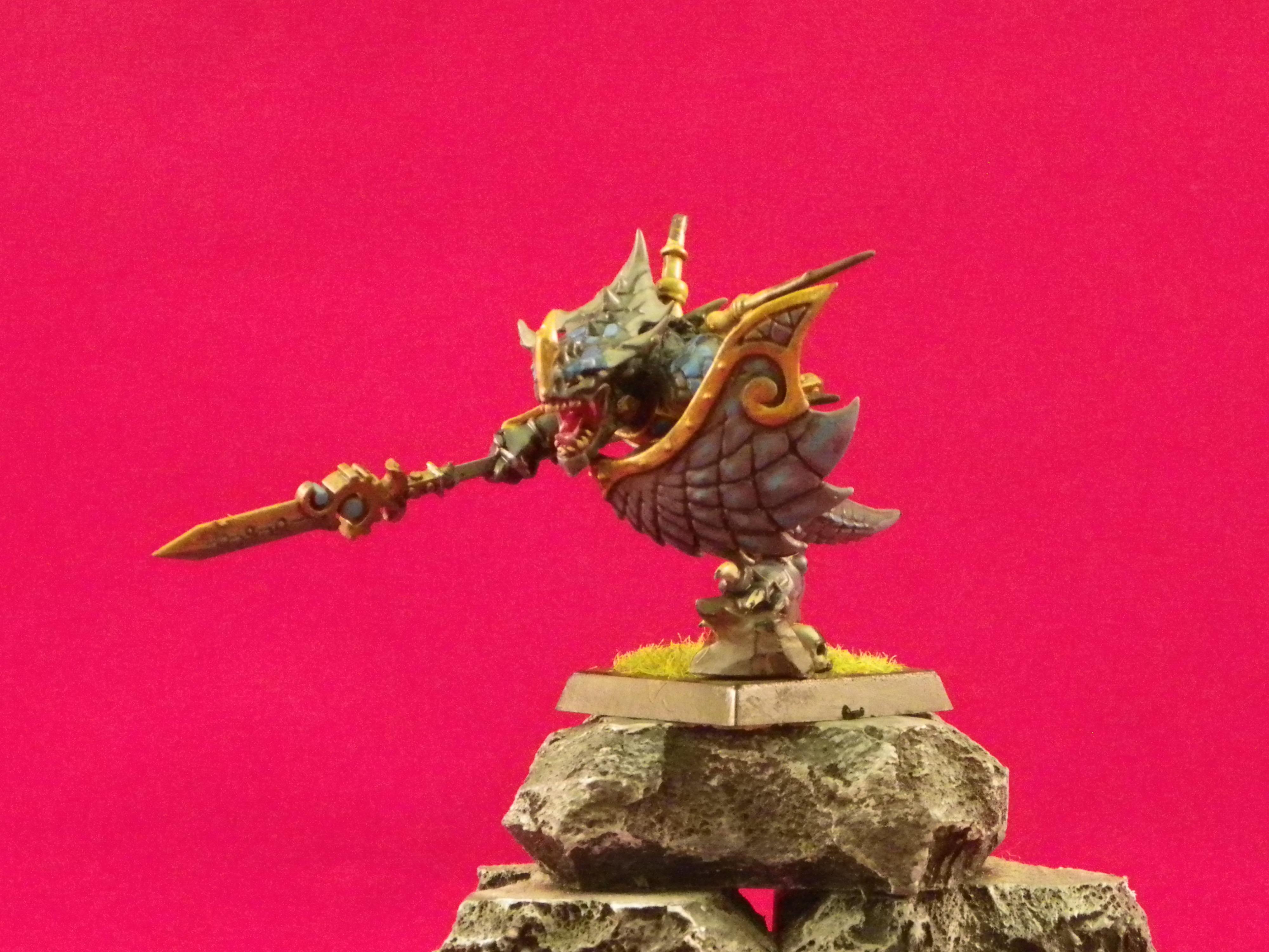 Lizard, Lizardmen, Old Blood, Saurus Warrior, Scar Veteran