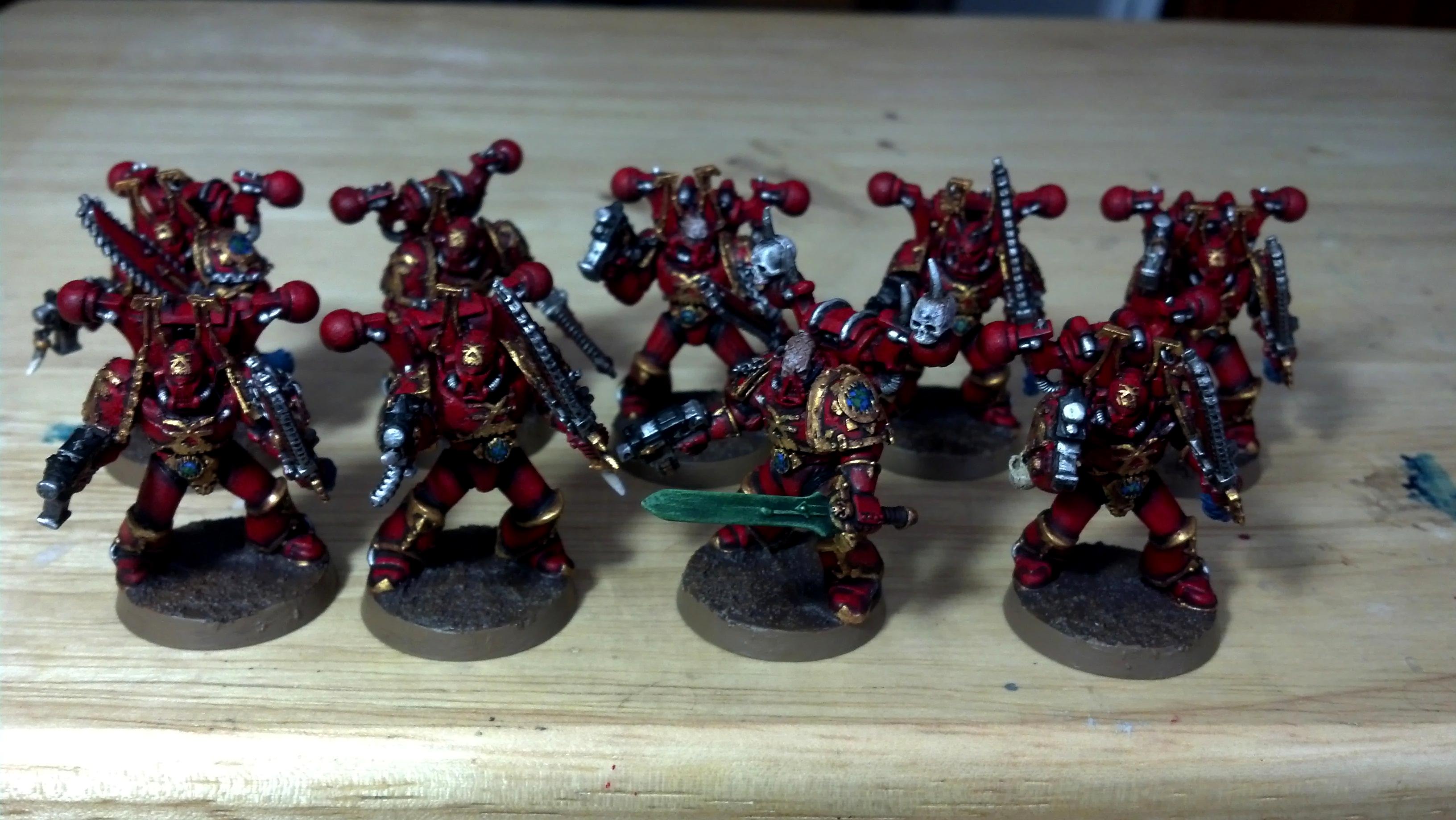 Chaos, Chaos Space Marines, Khorne, Khorne Berserkers, Warhammer 40,000, World Eaters