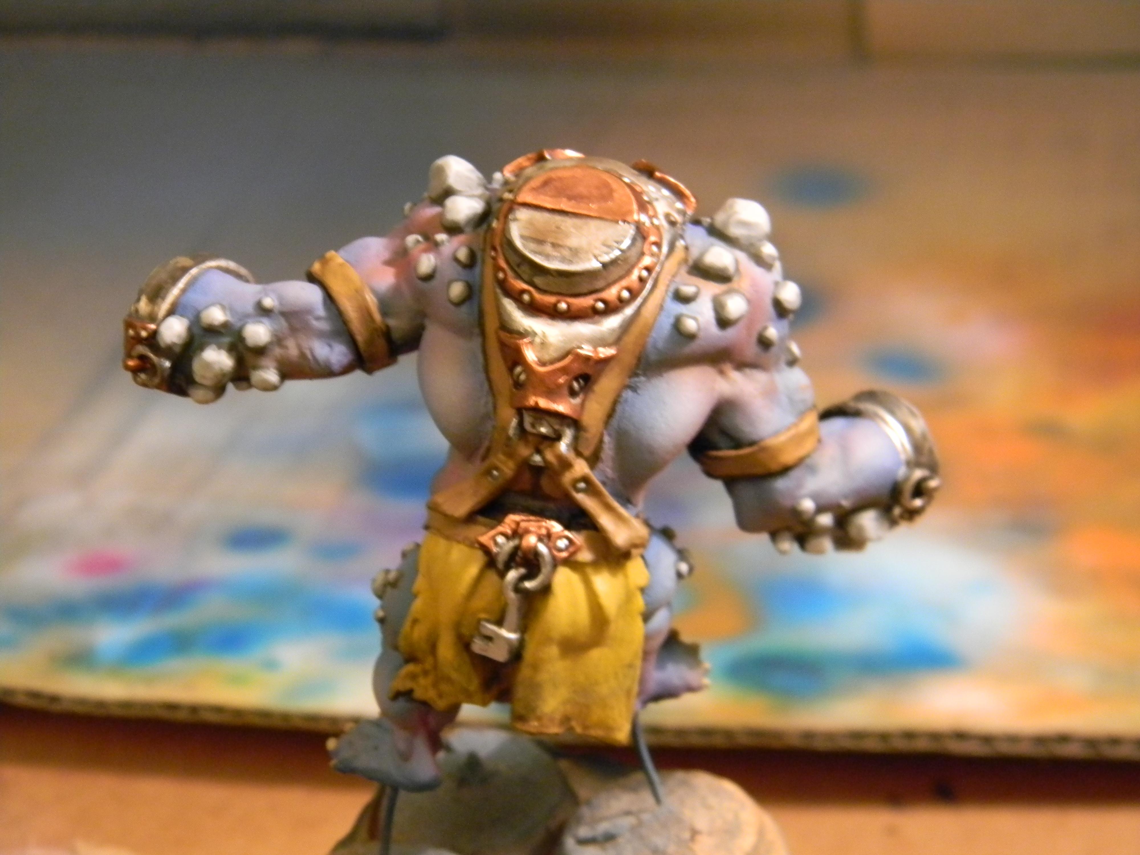 This time, I washed the metals with Agrax earthshad prior to gloss coating the model to try to tone down the alcohol metal paints