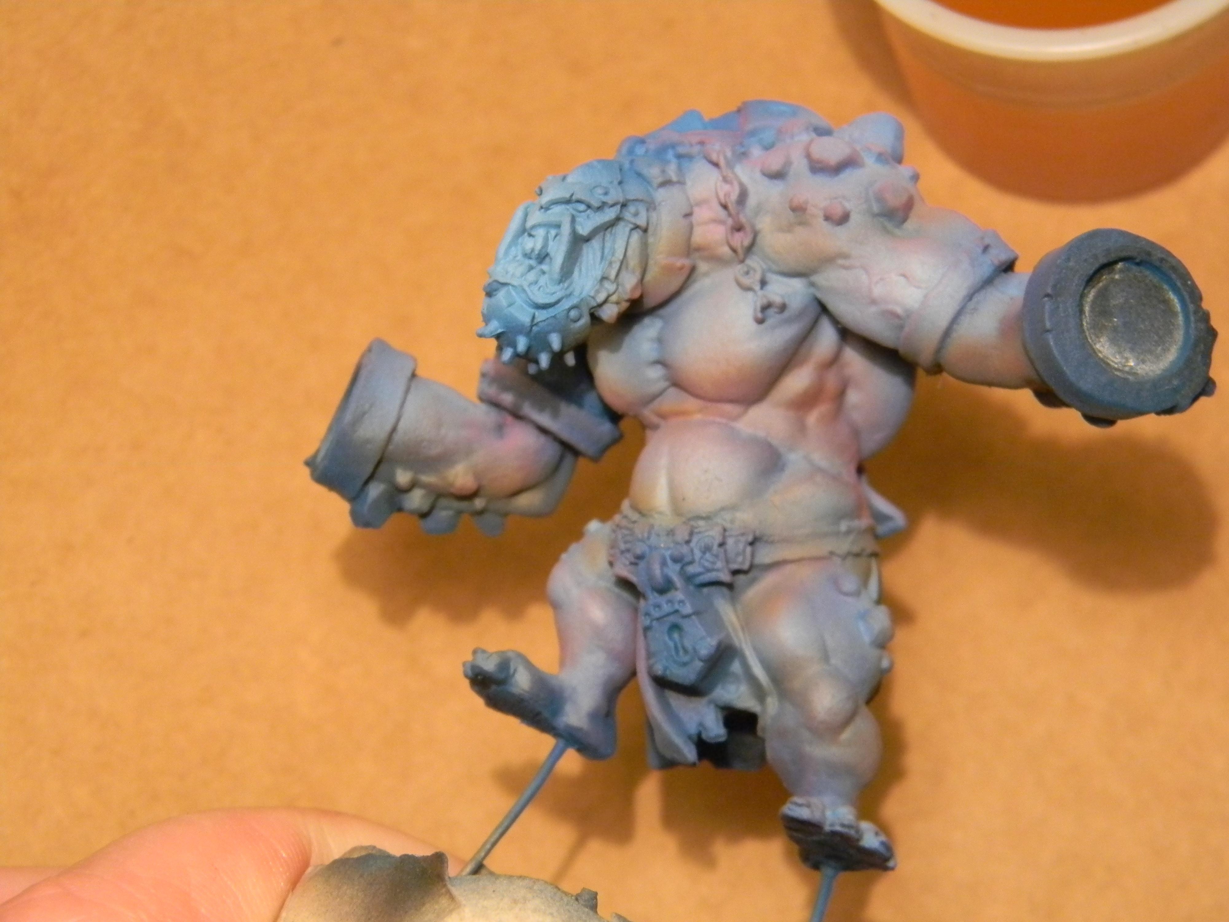 Started adding some pigments to shadowed areas